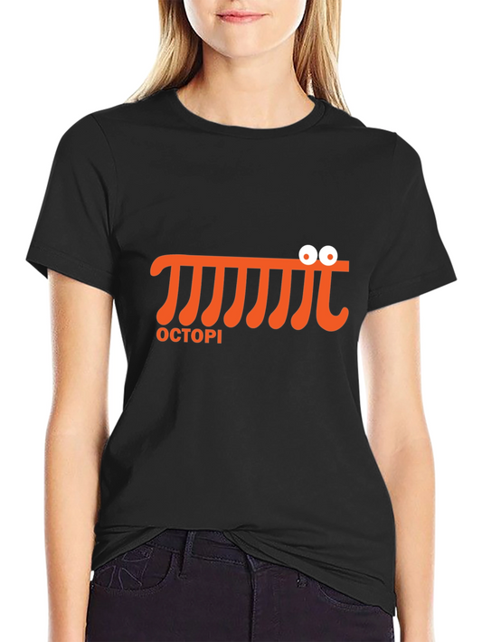 Octopi Funny Pi Symbol Graphic T-Shirt