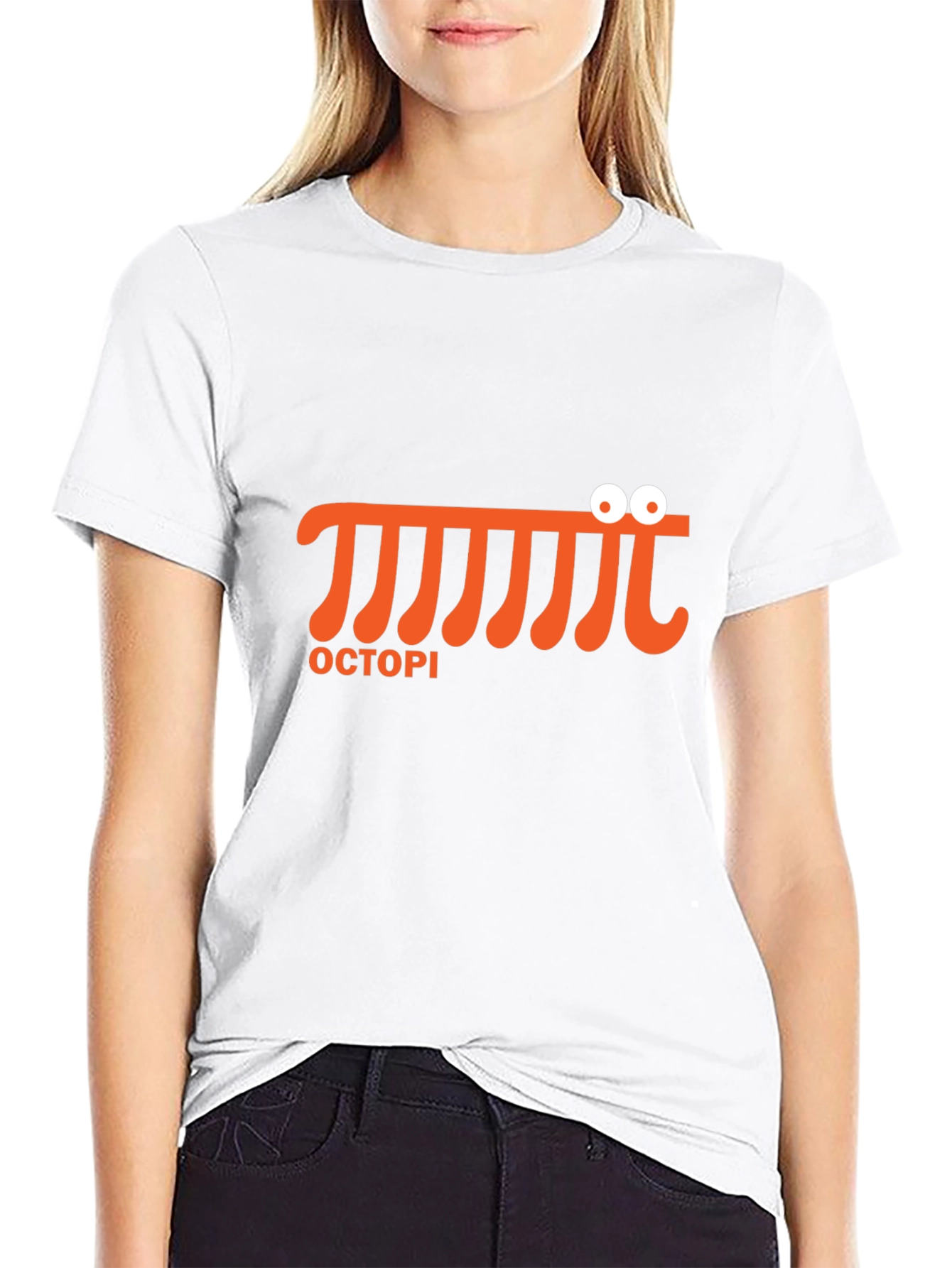 Octopi Funny Pi Symbol Graphic T-Shirt