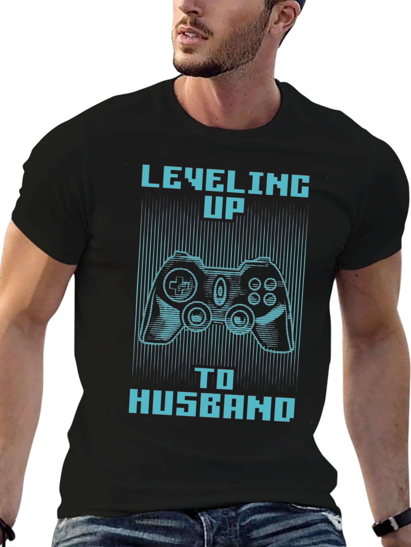 Leveling Up to Husband Gamer T-Shirt