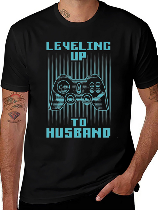 Leveling Up to Husband Gamer T-Shirt