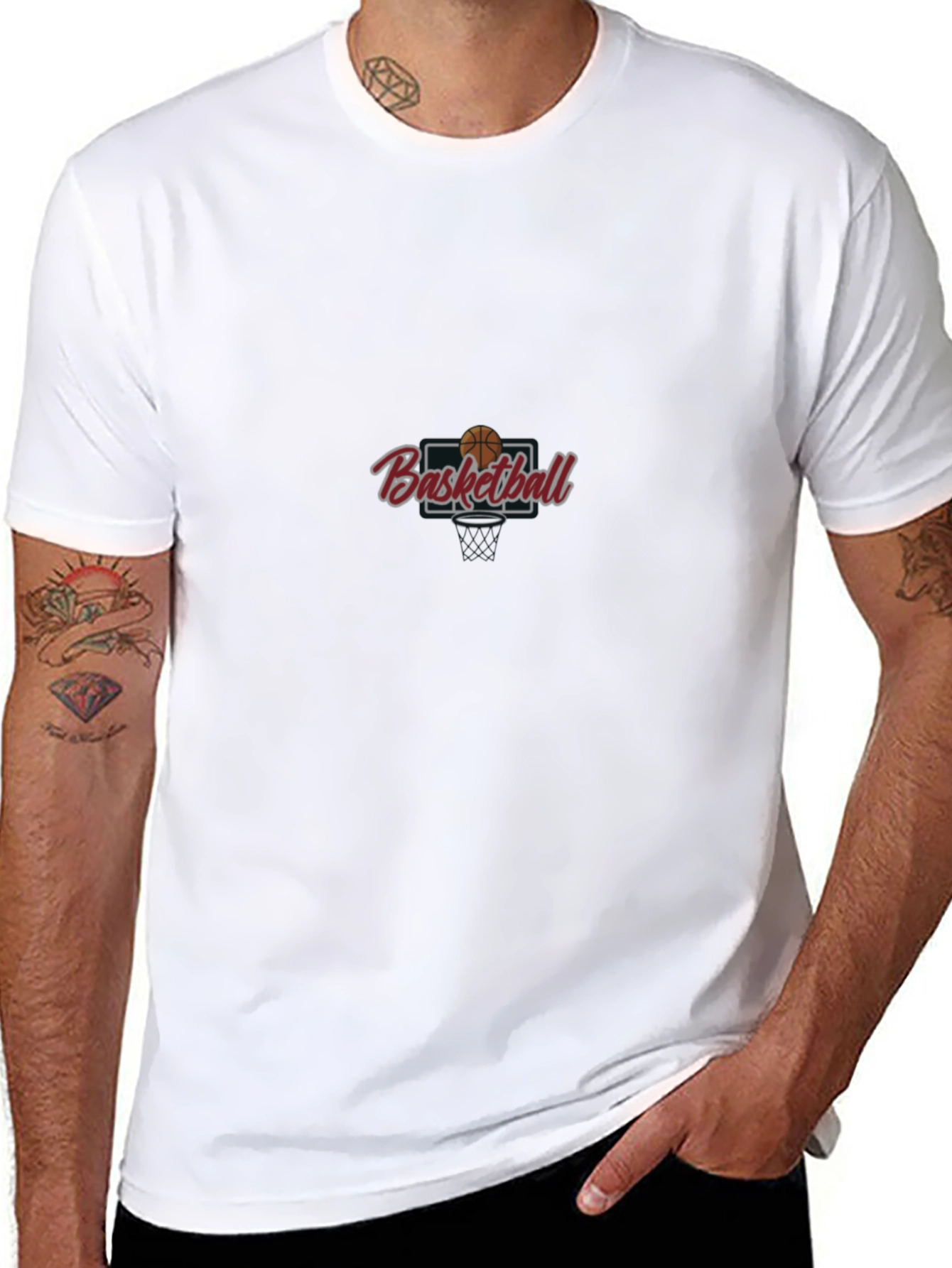 Basketball Graphic T-Shirt - Casual Style