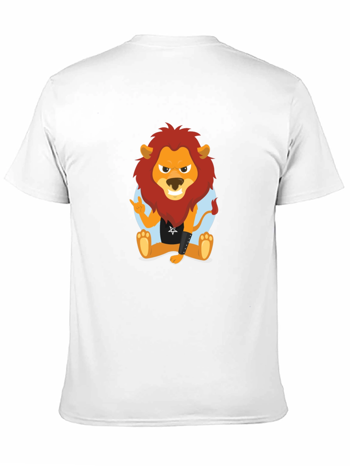 Rocking Lion Graphic Tee - Black