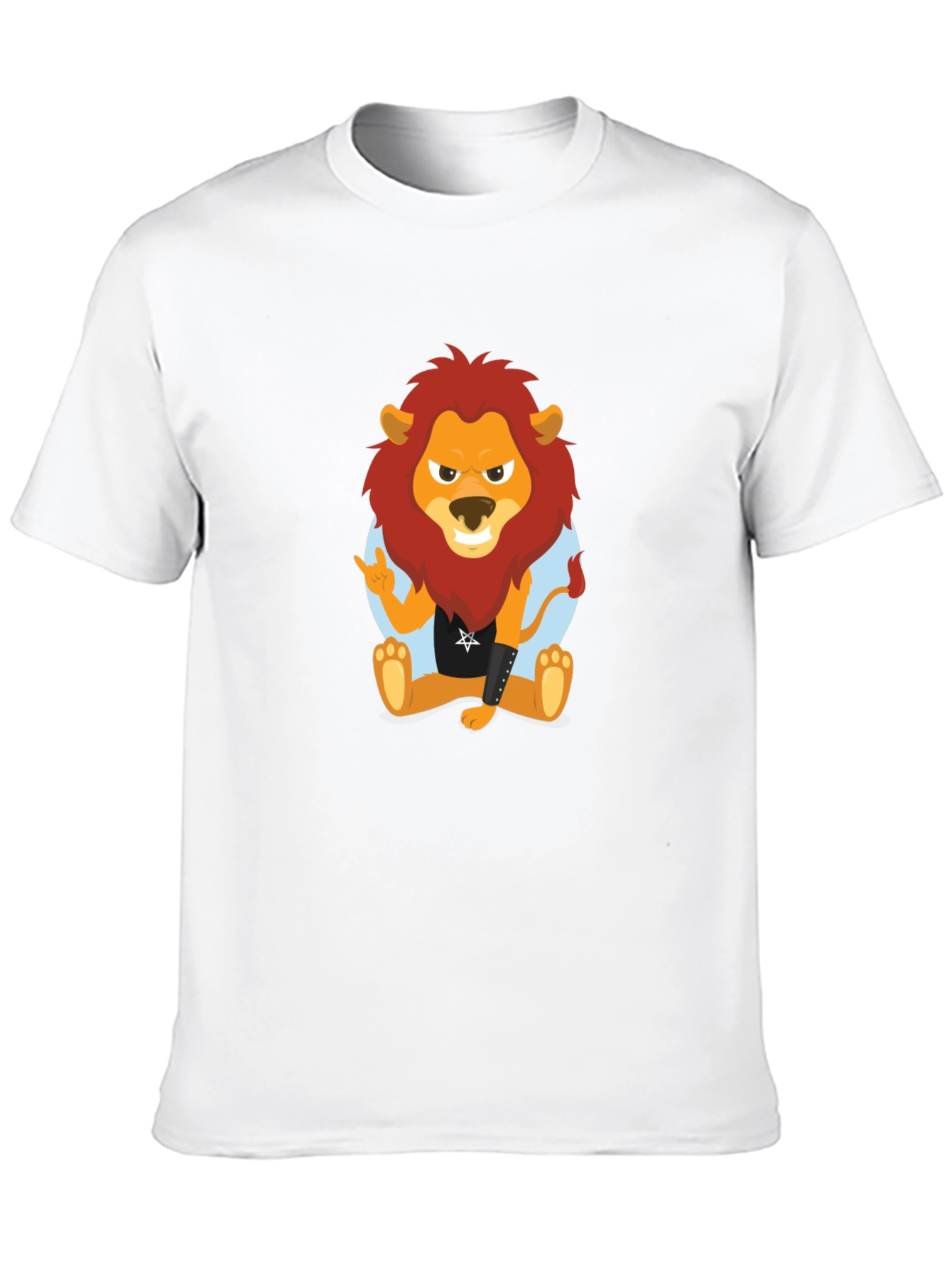 Rocking Lion Graphic Tee - Black