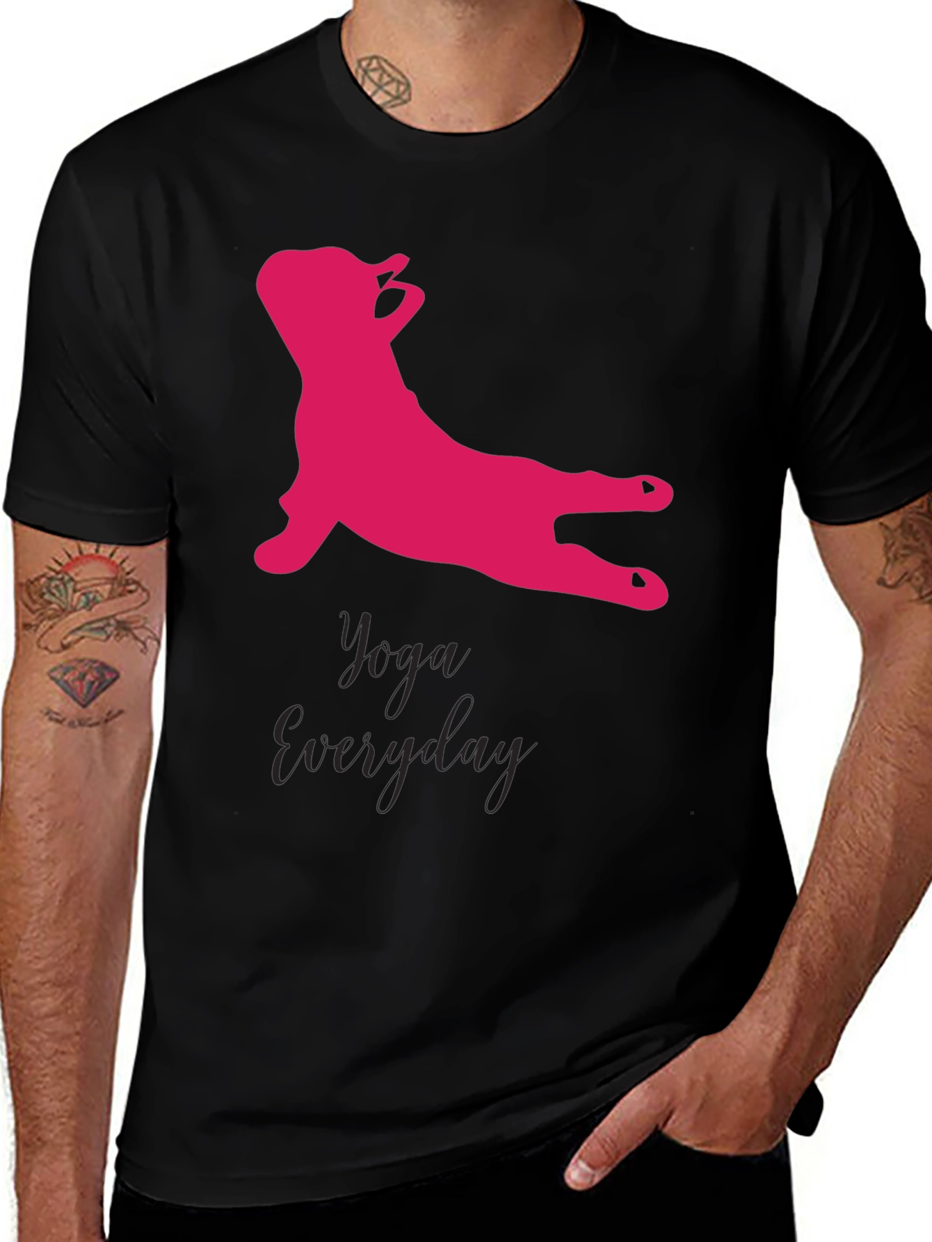 Yoga Everyday Graphic Tee - Black