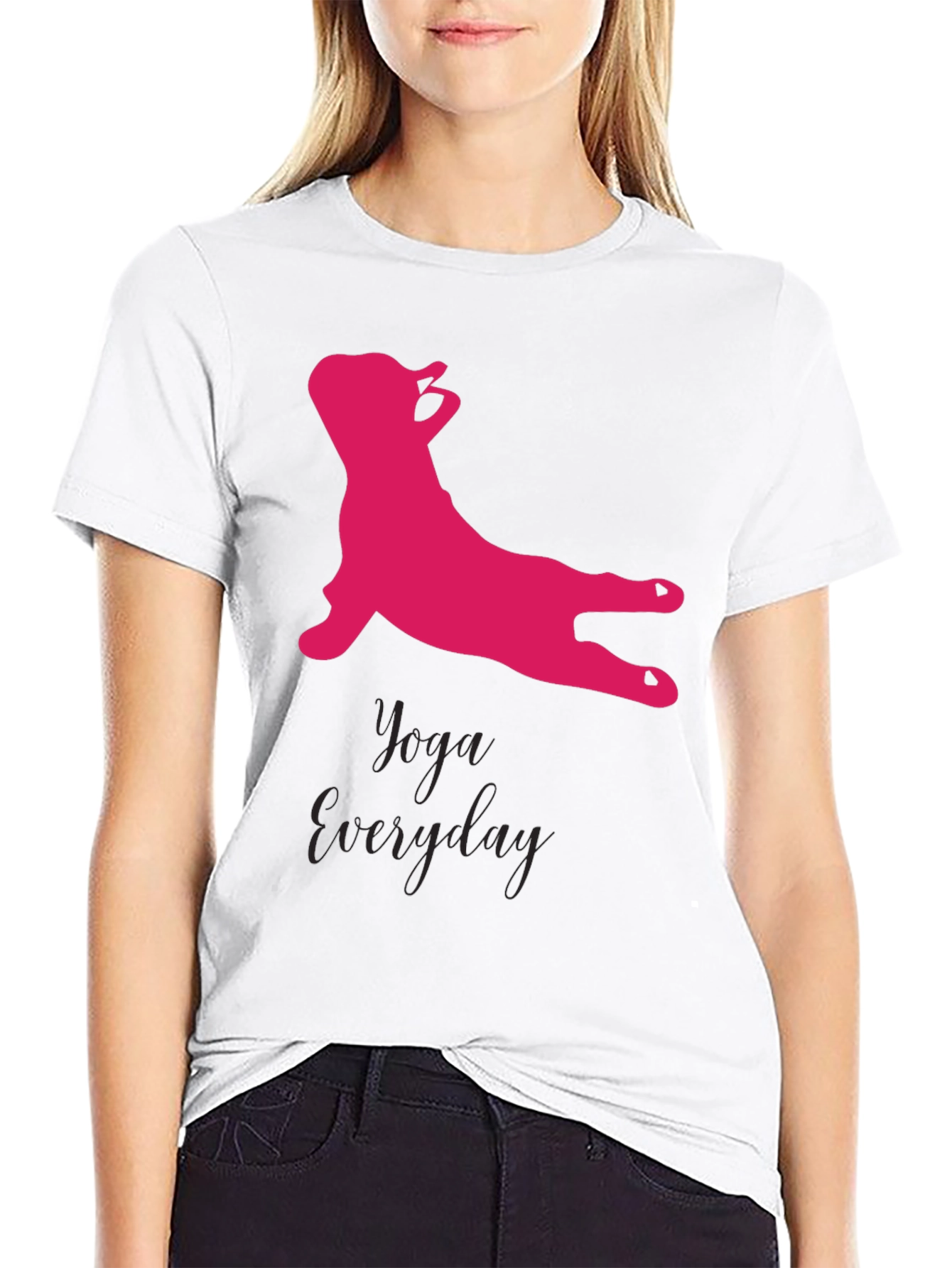 Yoga Everyday Graphic Tee - Black