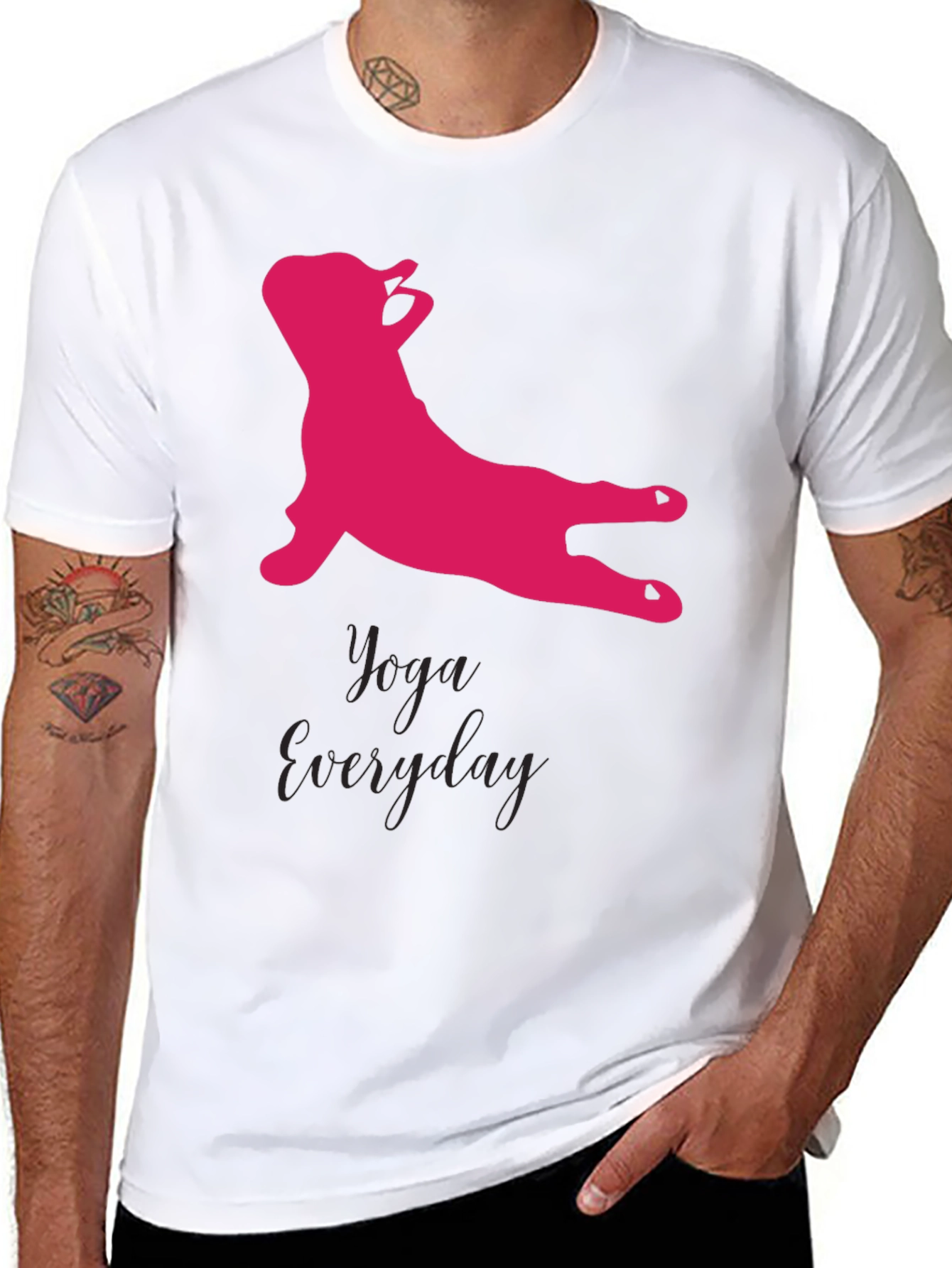 Yoga Everyday Graphic Tee - Black
