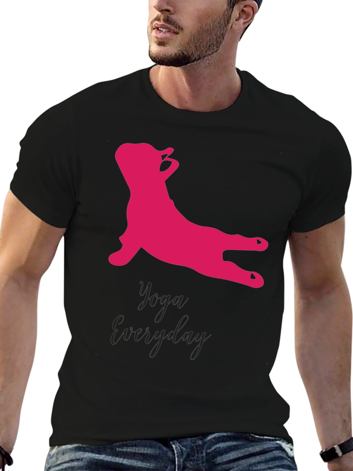 Yoga Everyday Graphic Tee - Black