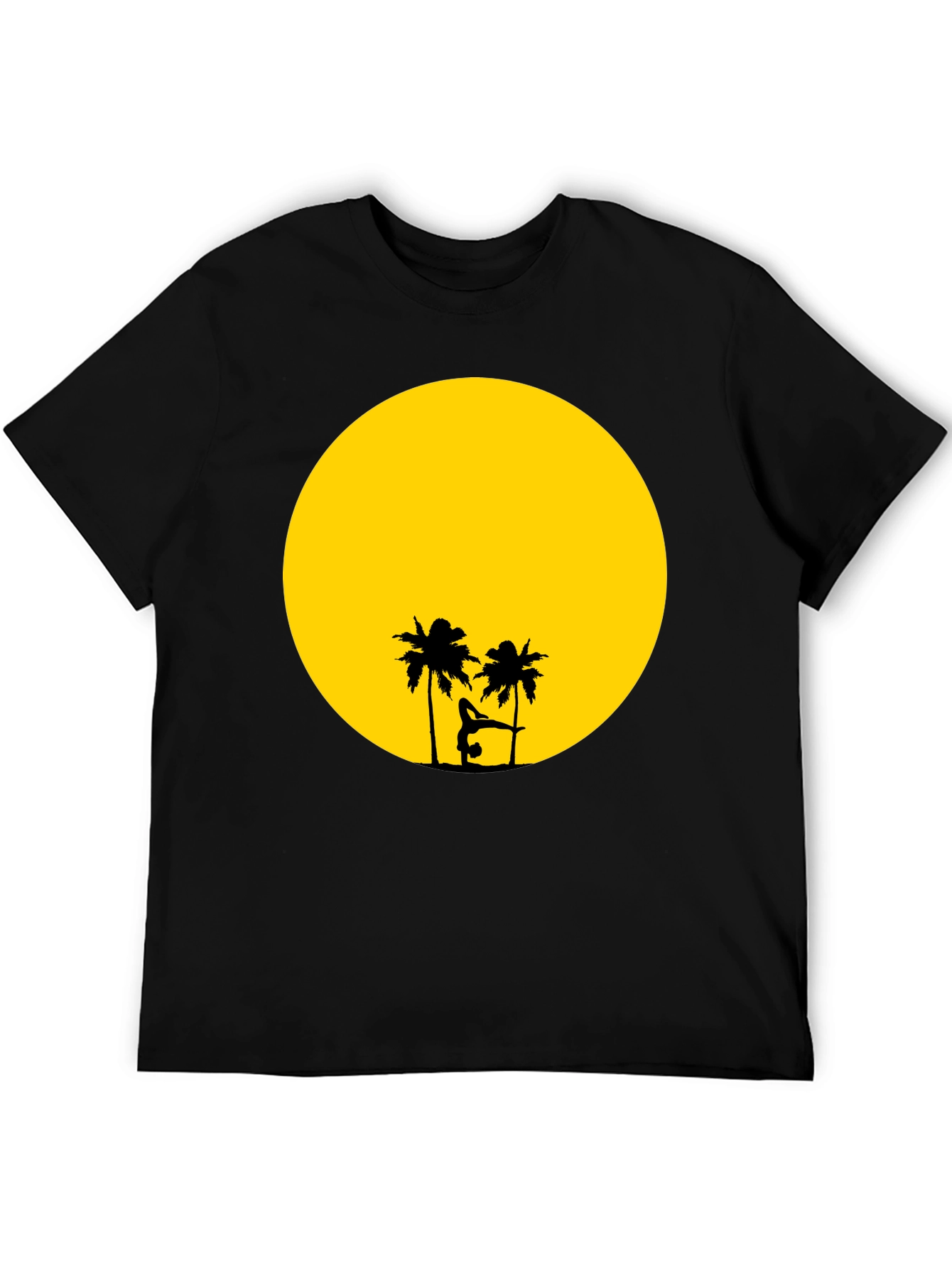 Tropical Sunset Handstand Graphic Tee