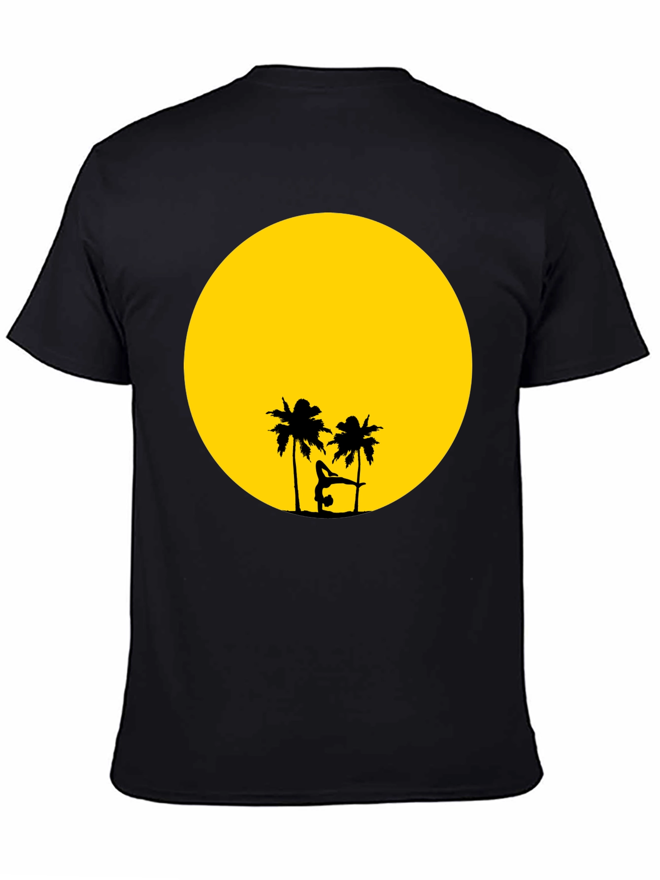 Tropical Sunset Handstand Graphic Tee