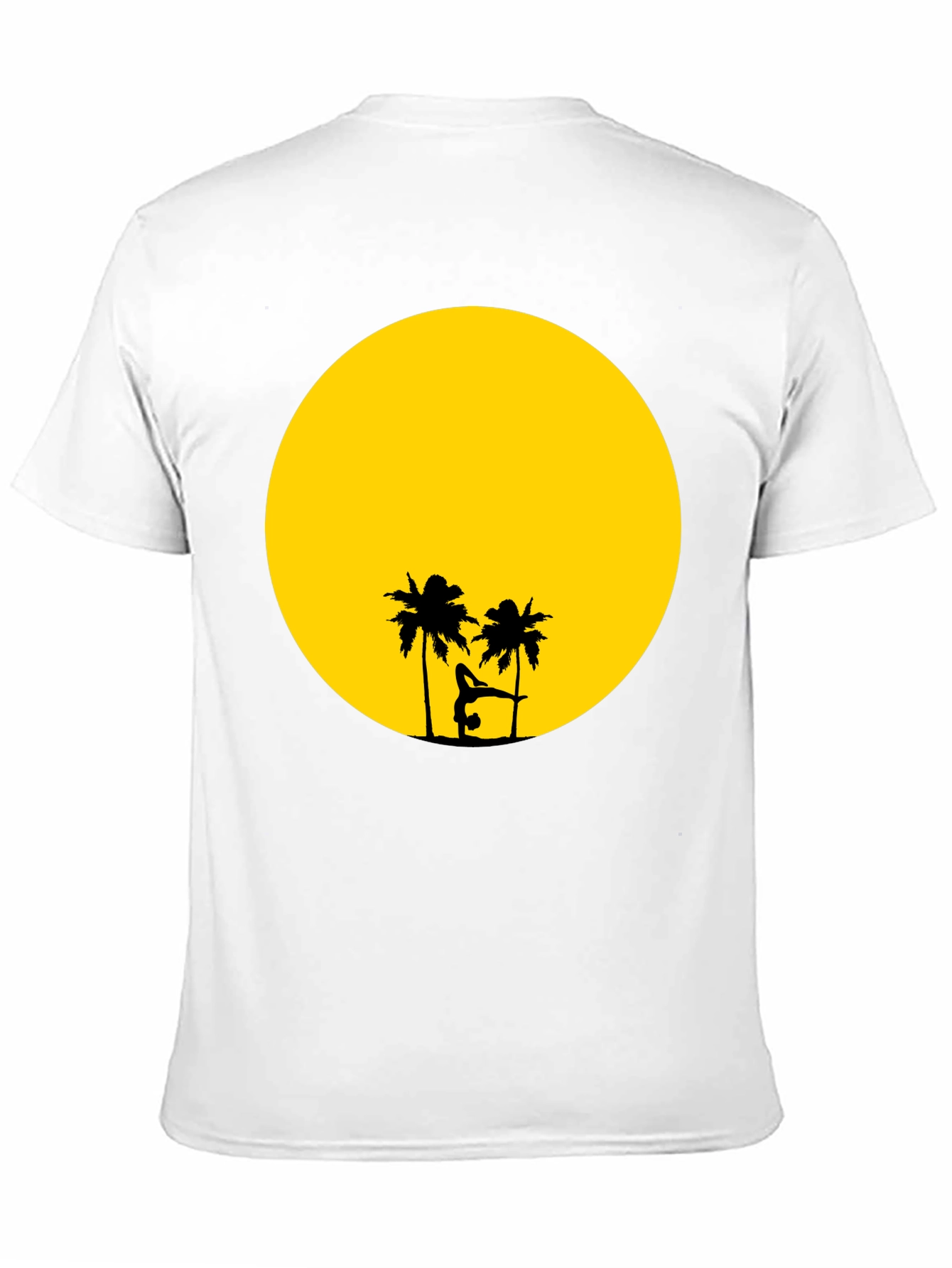 Tropical Sunset Handstand Graphic Tee