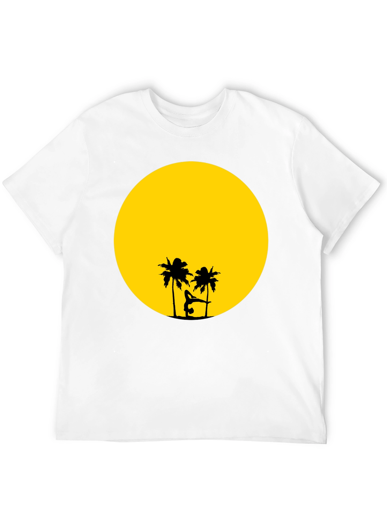 Tropical Sunset Handstand Graphic Tee