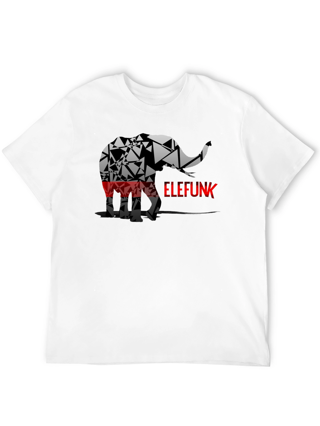 Geometric Elephant ELEFUNK Graphic Tee