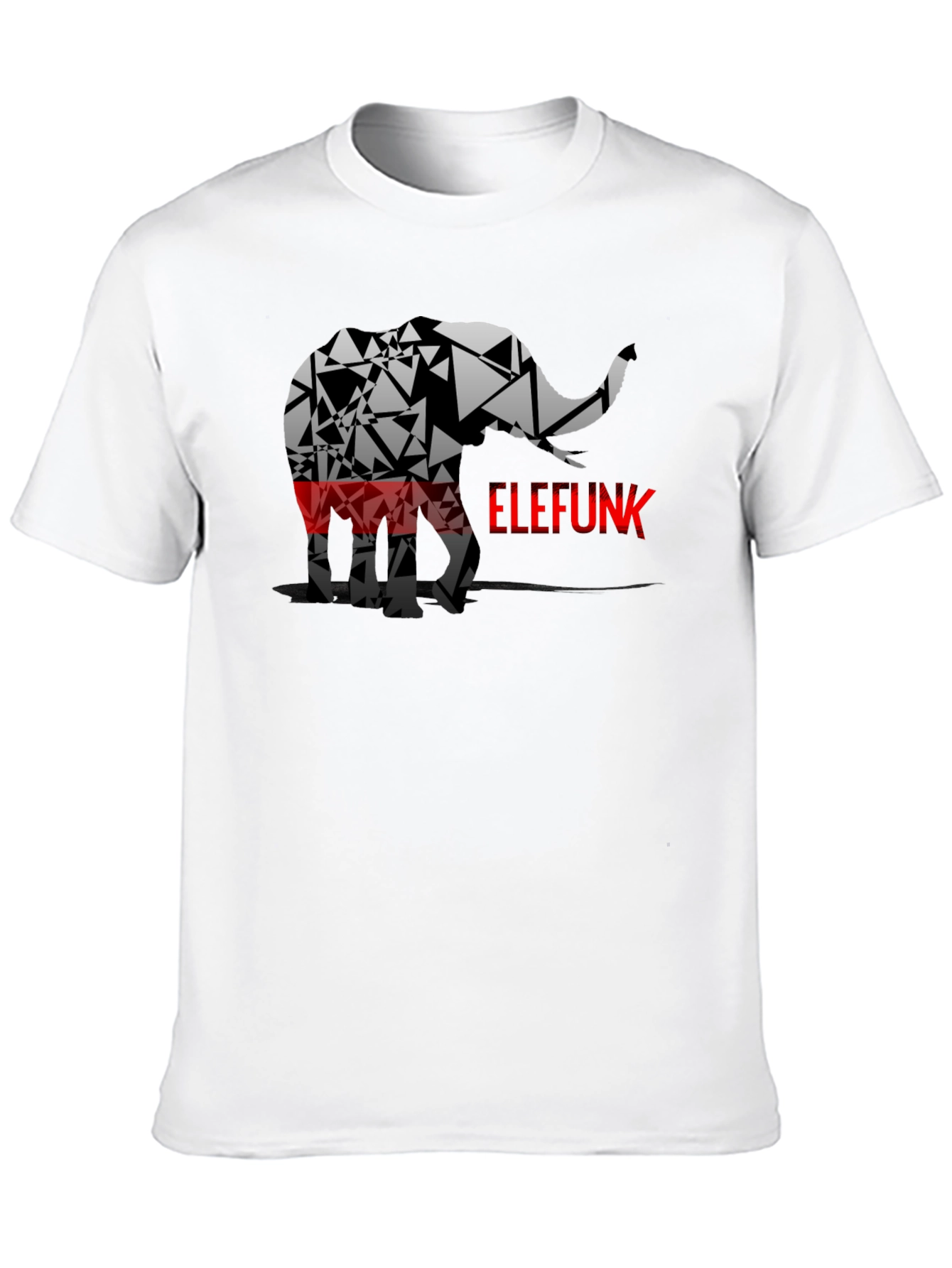 Geometric Elephant ELEFUNK Graphic Tee