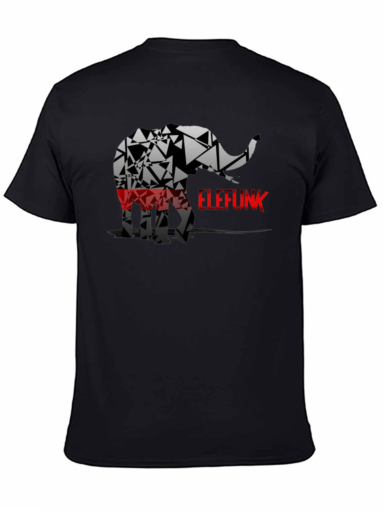 Geometric Elephant ELEFUNK Graphic Tee