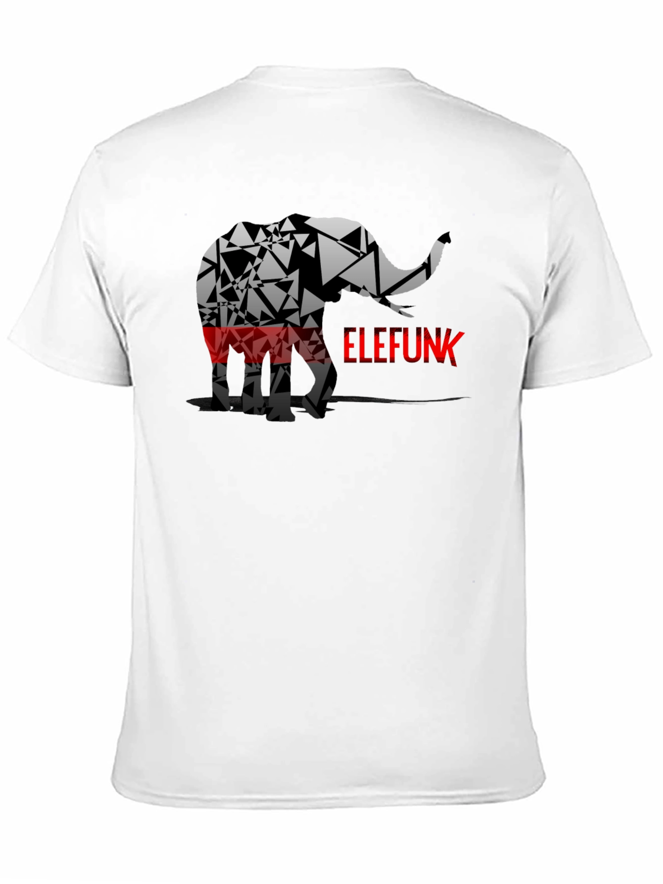 Geometric Elephant ELEFUNK Graphic Tee