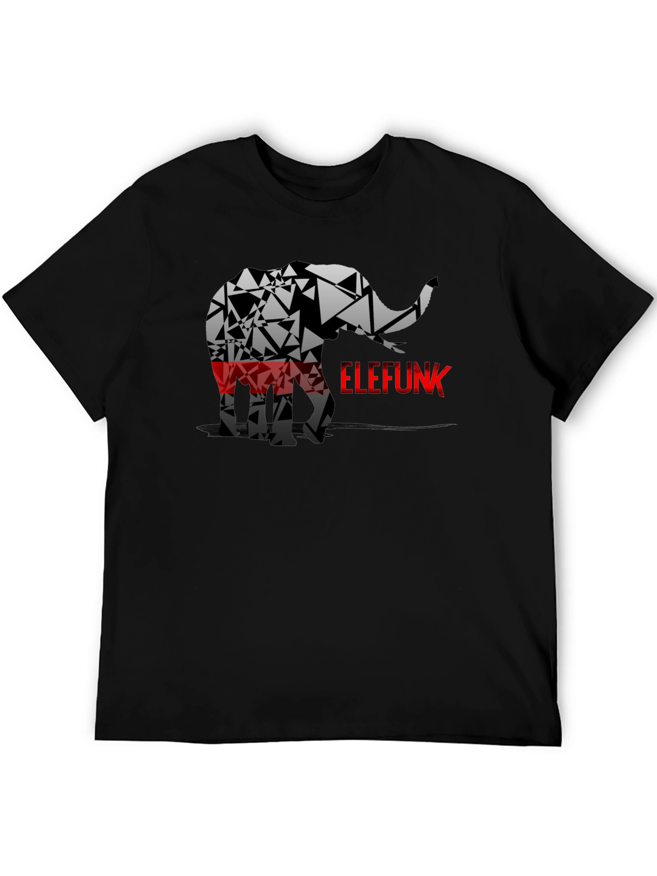 Geometric Elephant ELEFUNK Graphic Tee