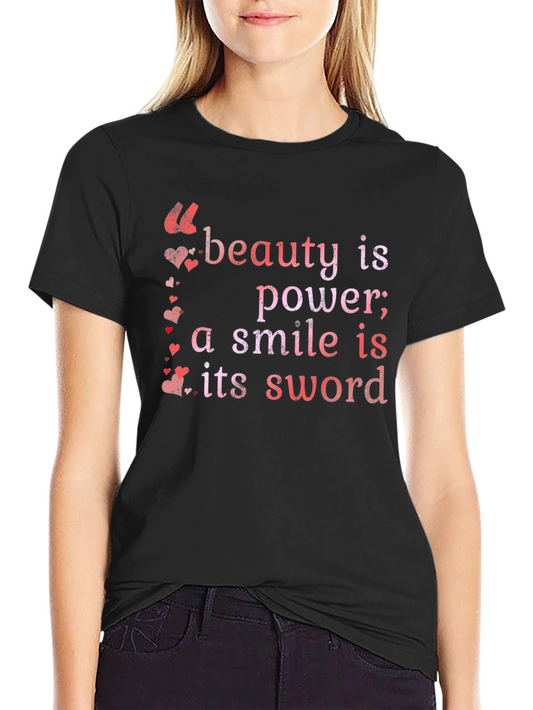 Beauty is Power Graphic Tee