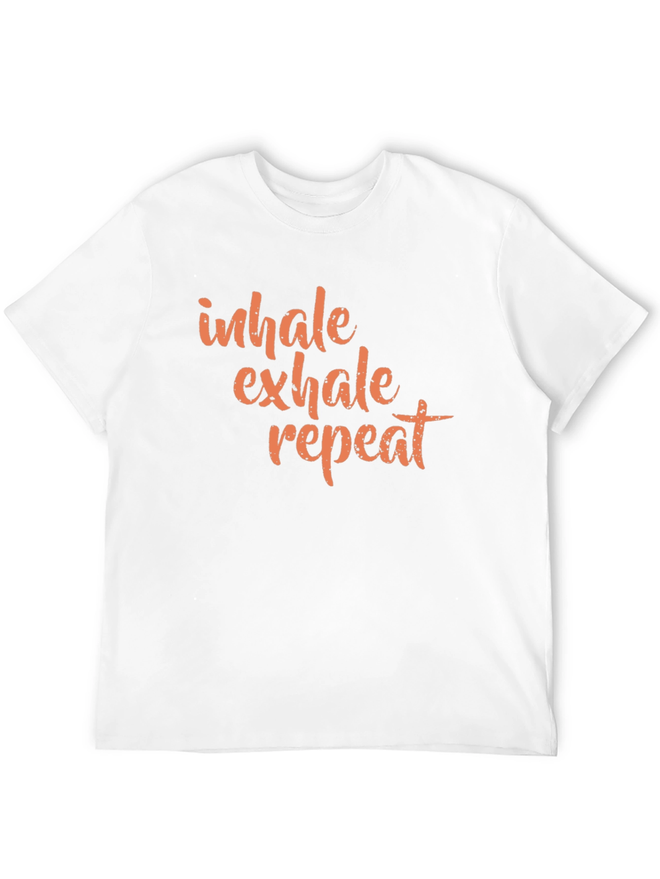 Inhale Exhale Repeat Graphic Tee - Black