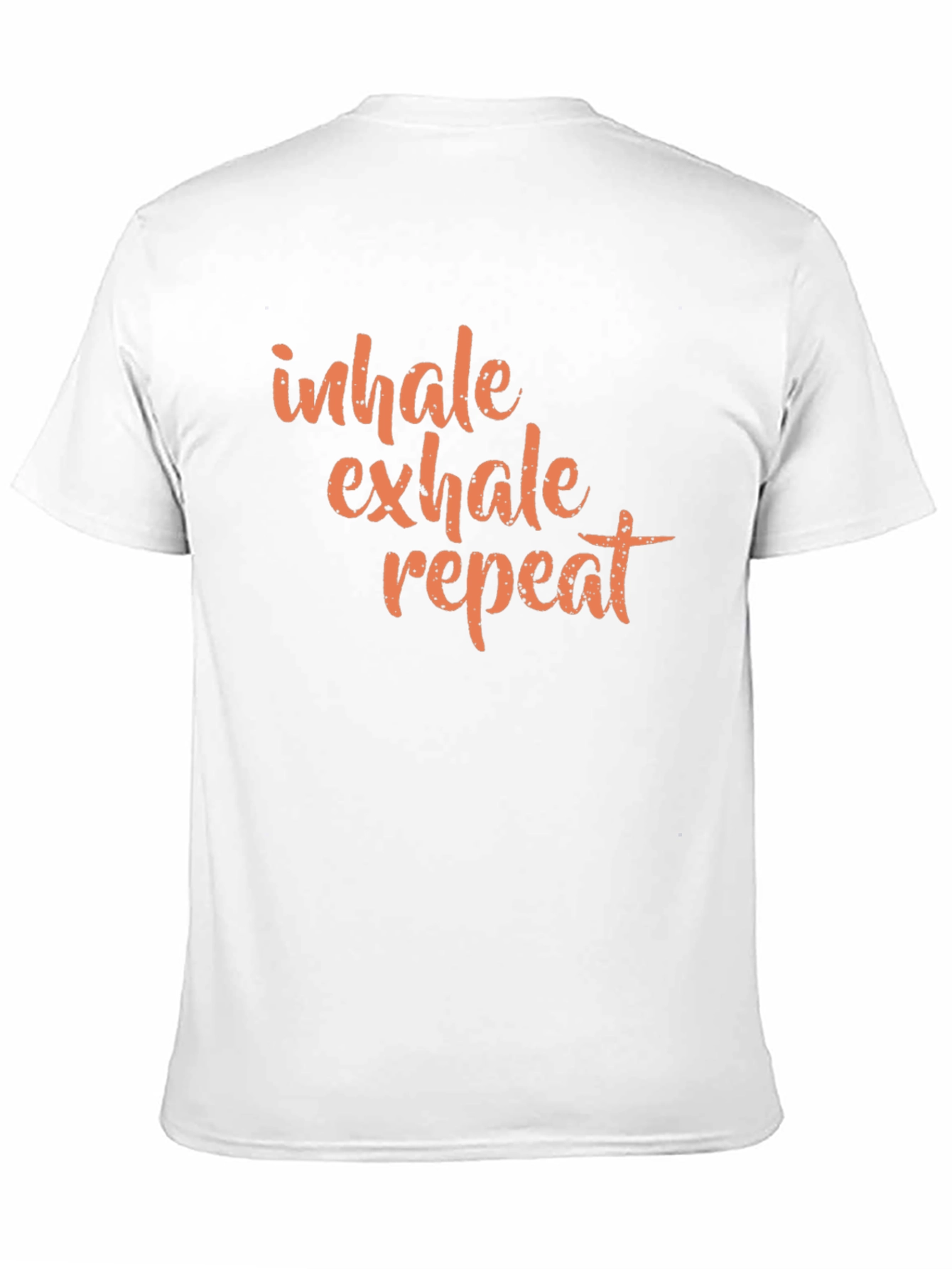 Inhale Exhale Repeat Graphic Tee - Black