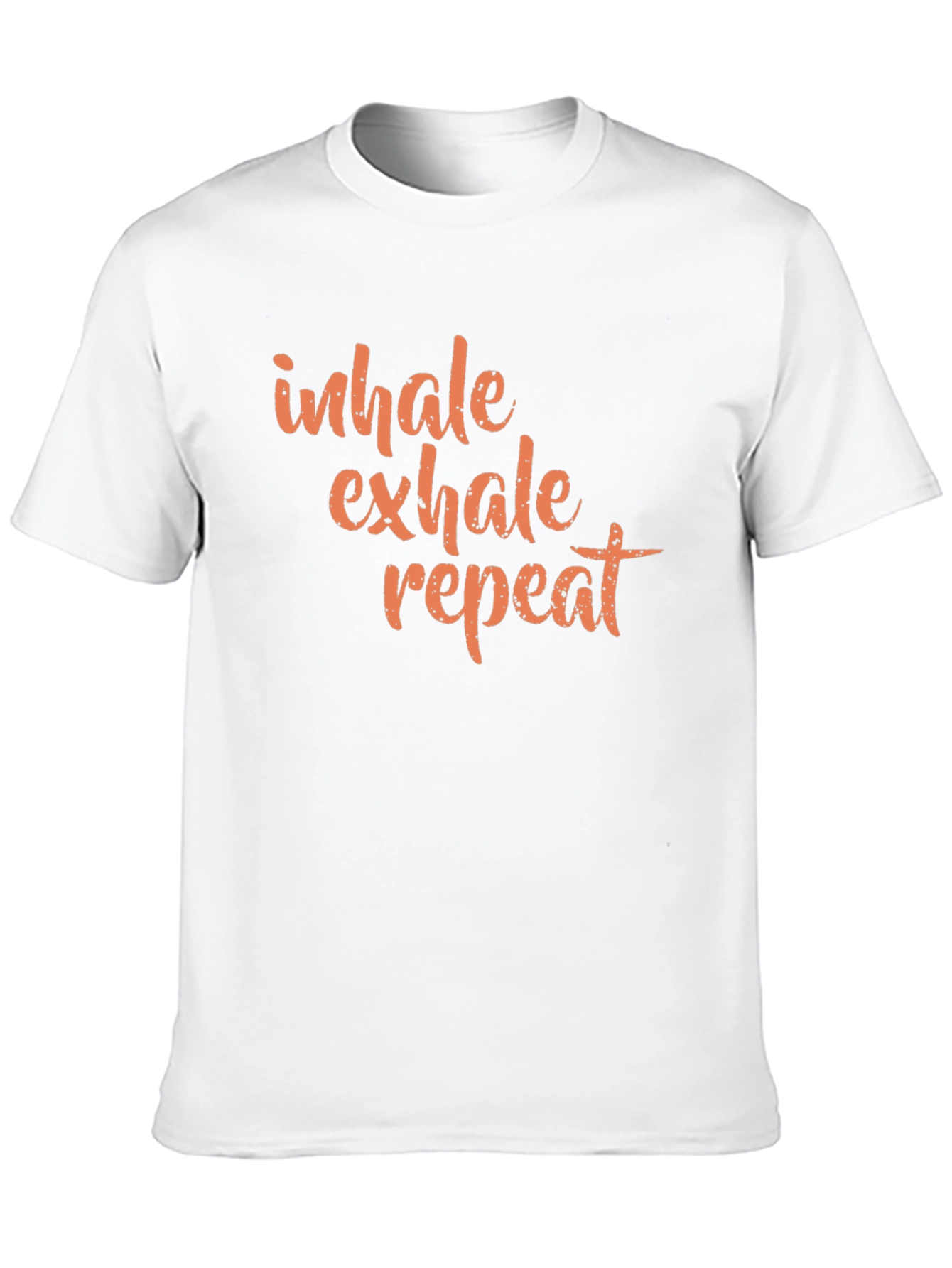 Inhale Exhale Repeat Graphic Tee - Black