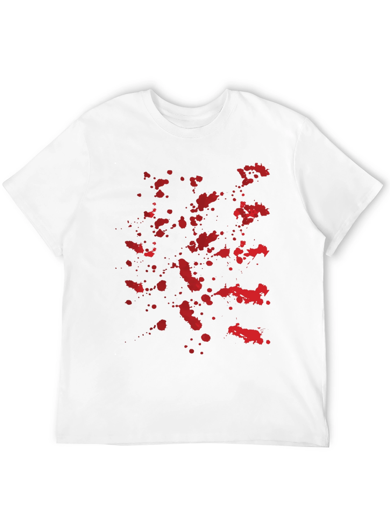 Blood Splatter Graphic Black T-Shirt