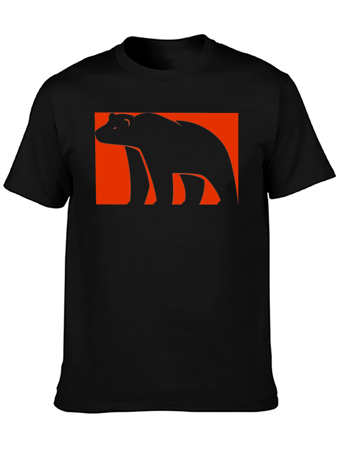 Bear Graphic Tee - Black T-Shirt