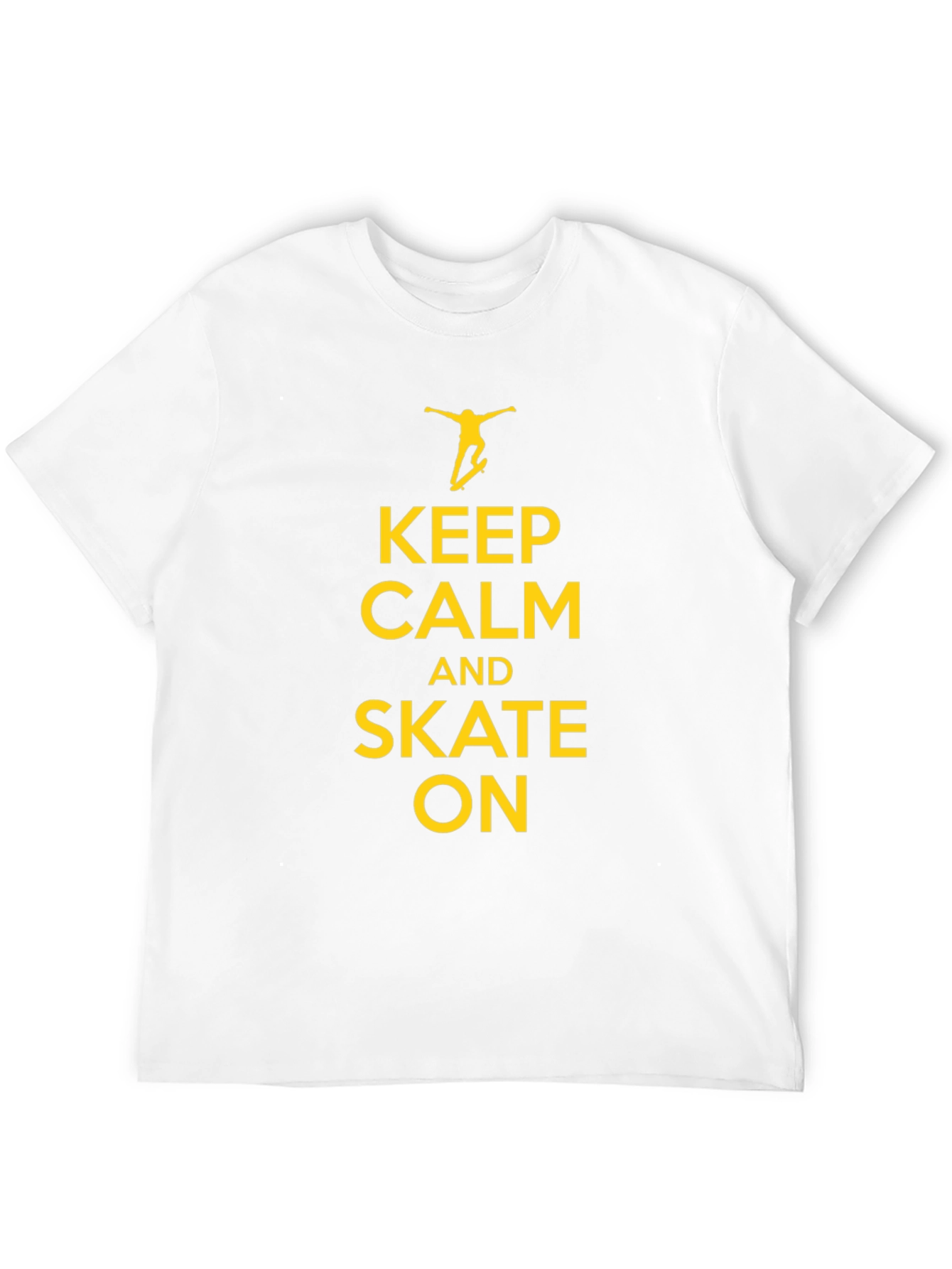 Keep Calm and Skate On Graphic Tee