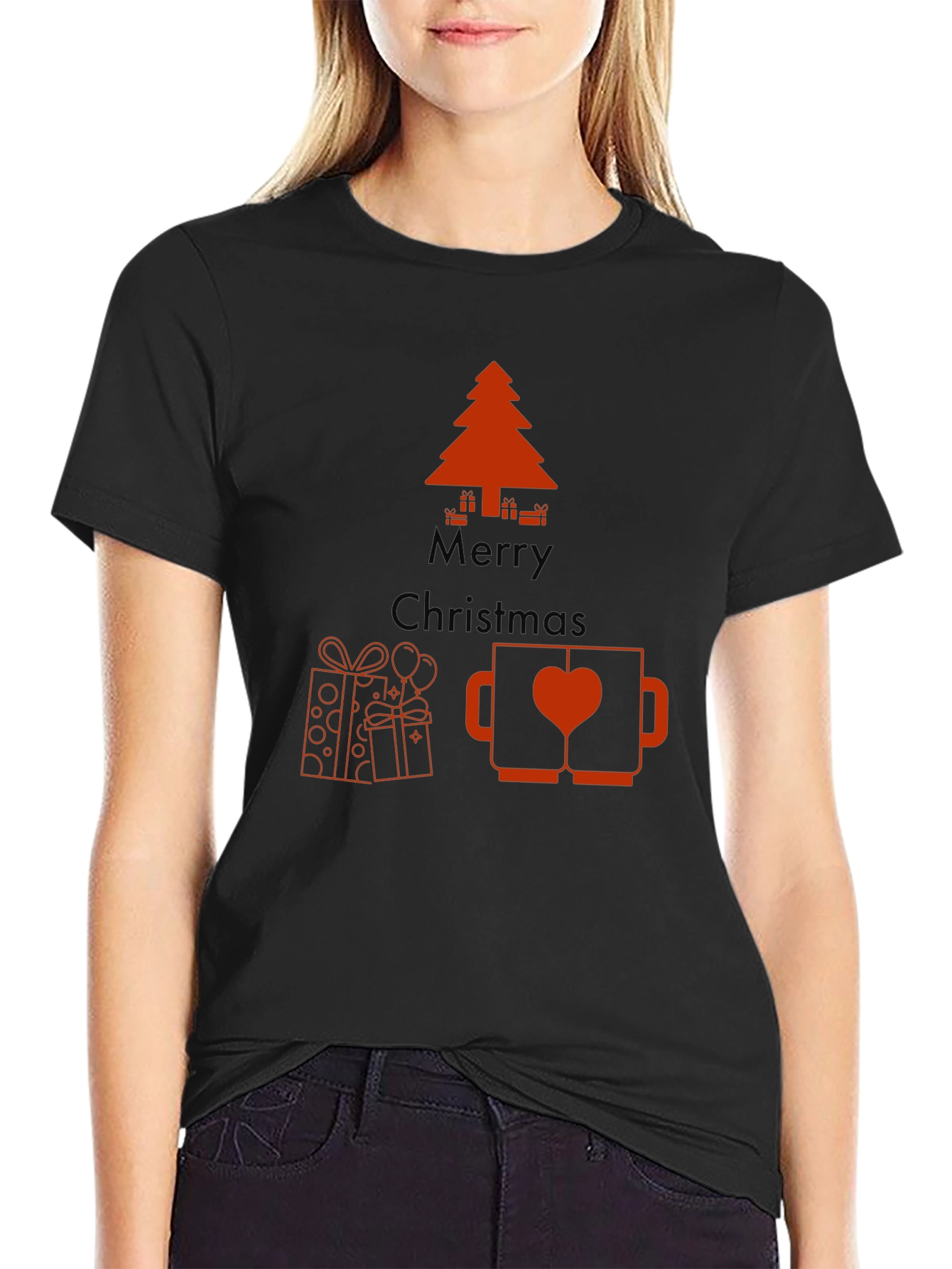 Festive Christmas Graphic Tee - Holiday Celebration Shirt