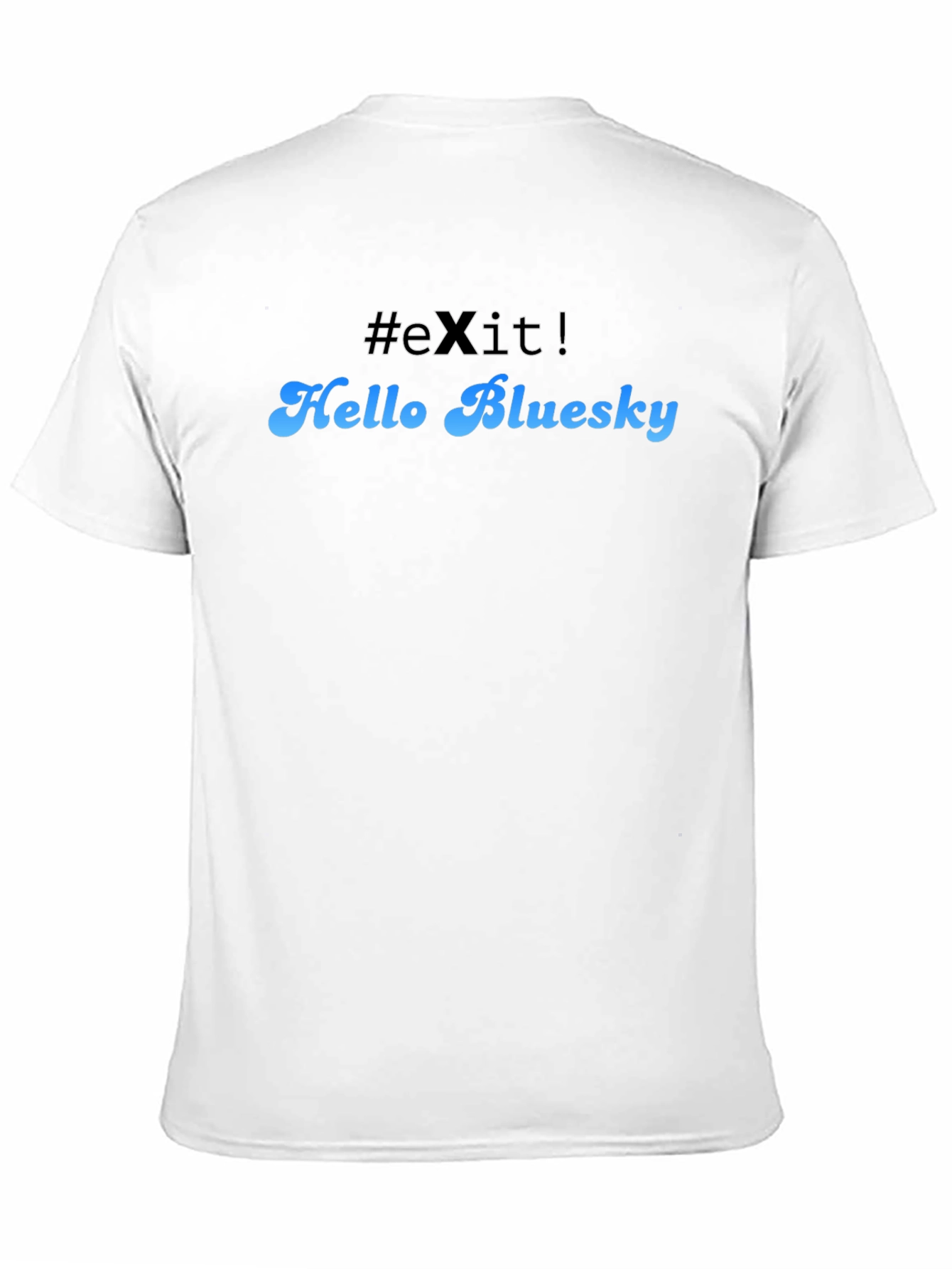Hello Bluesky Black T-Shirt
