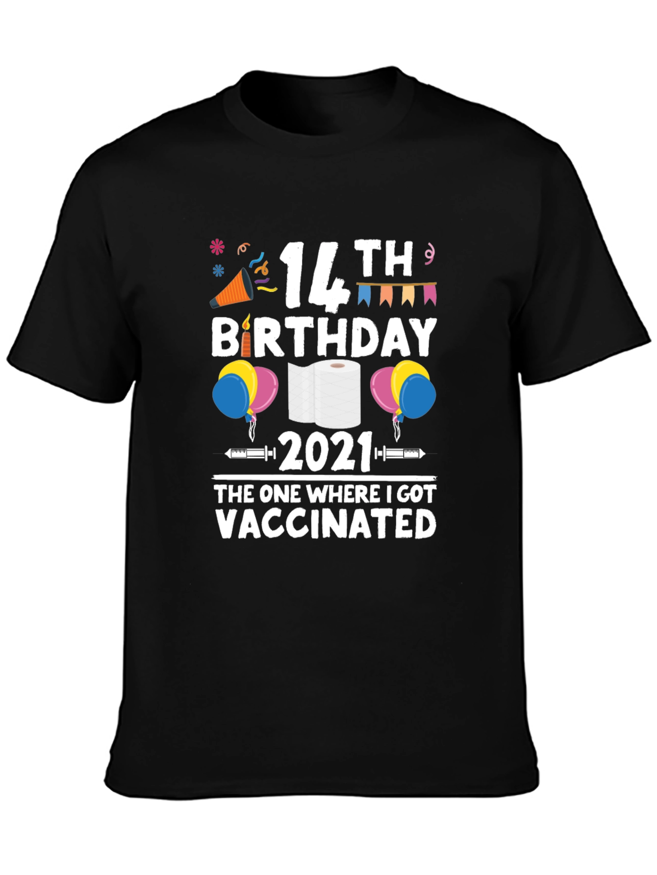 14th Birthday 2021 Vaccinated T-Shirt