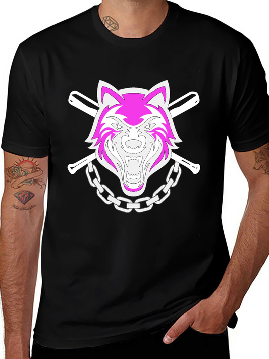 Wolf Graphic Black Tee