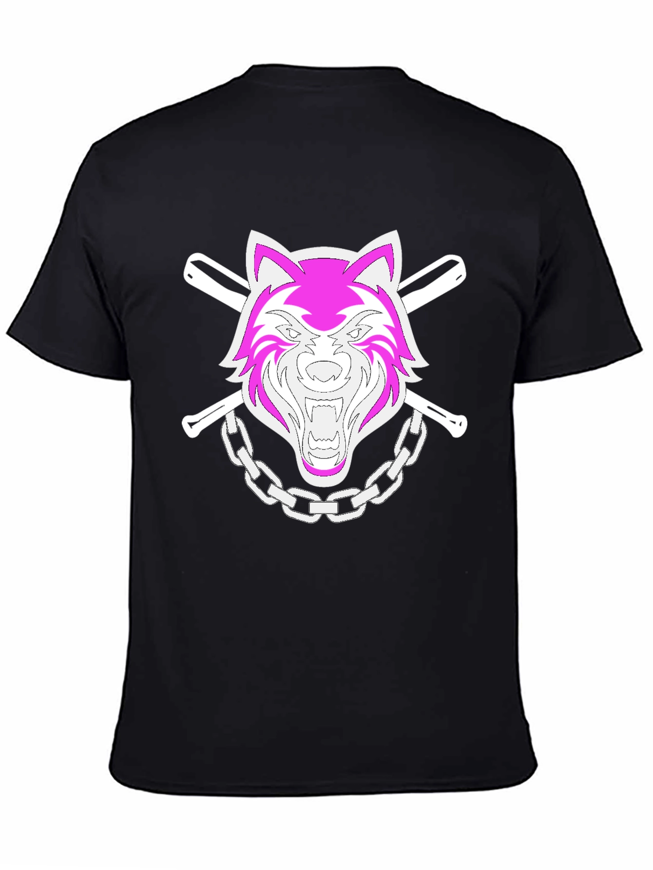 Wolf Graphic Black Tee