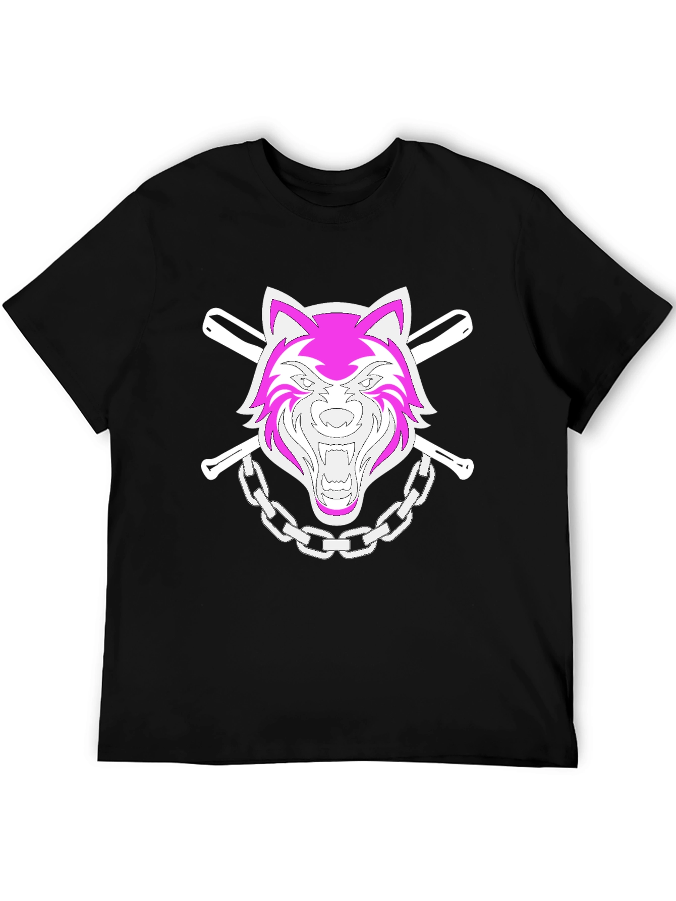 Wolf Graphic Black Tee