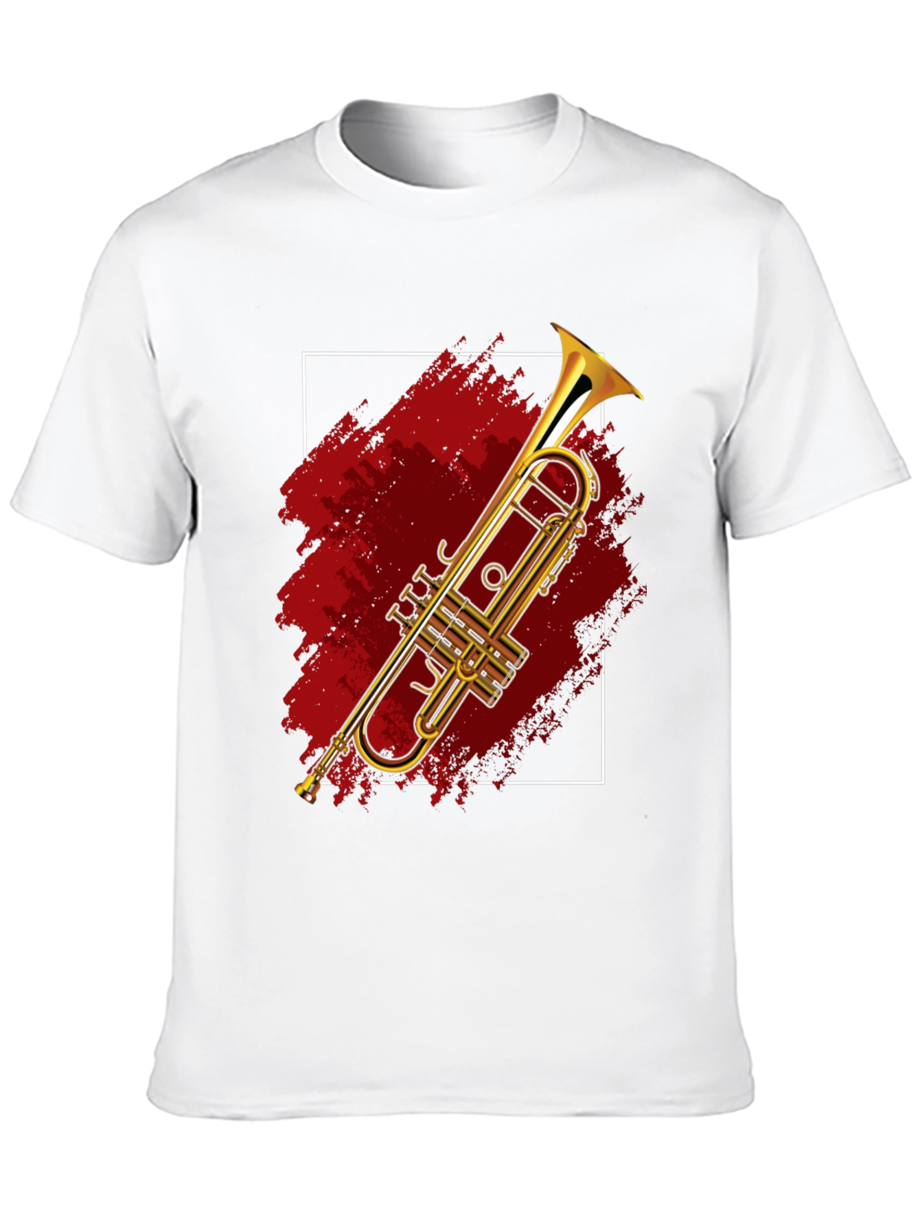 Trumpet Graphic Tee - Stylish Music Lovers T-Shirt