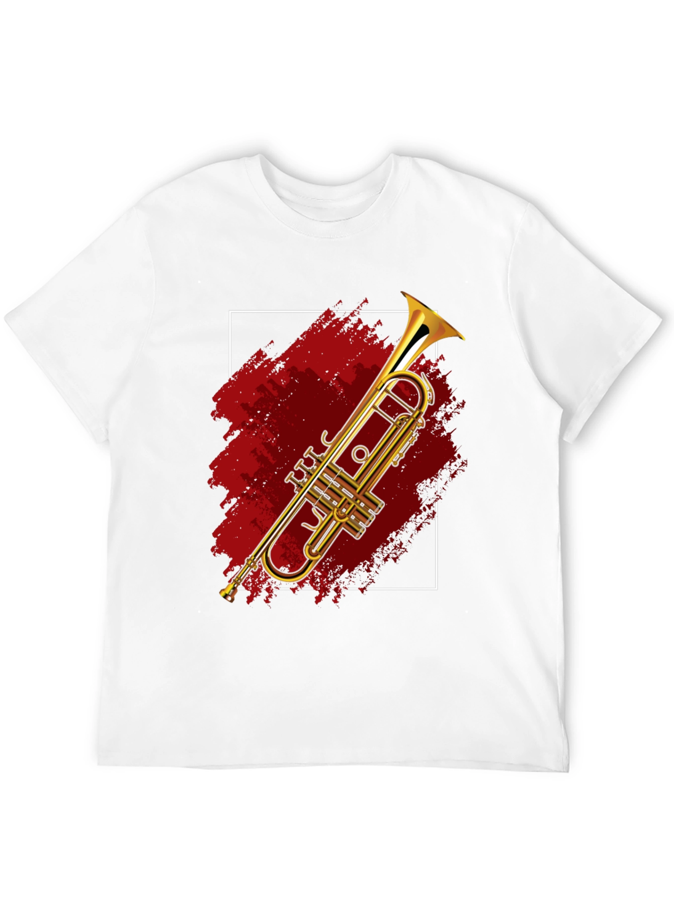 Trumpet Graphic Tee - Stylish Music Lovers T-Shirt