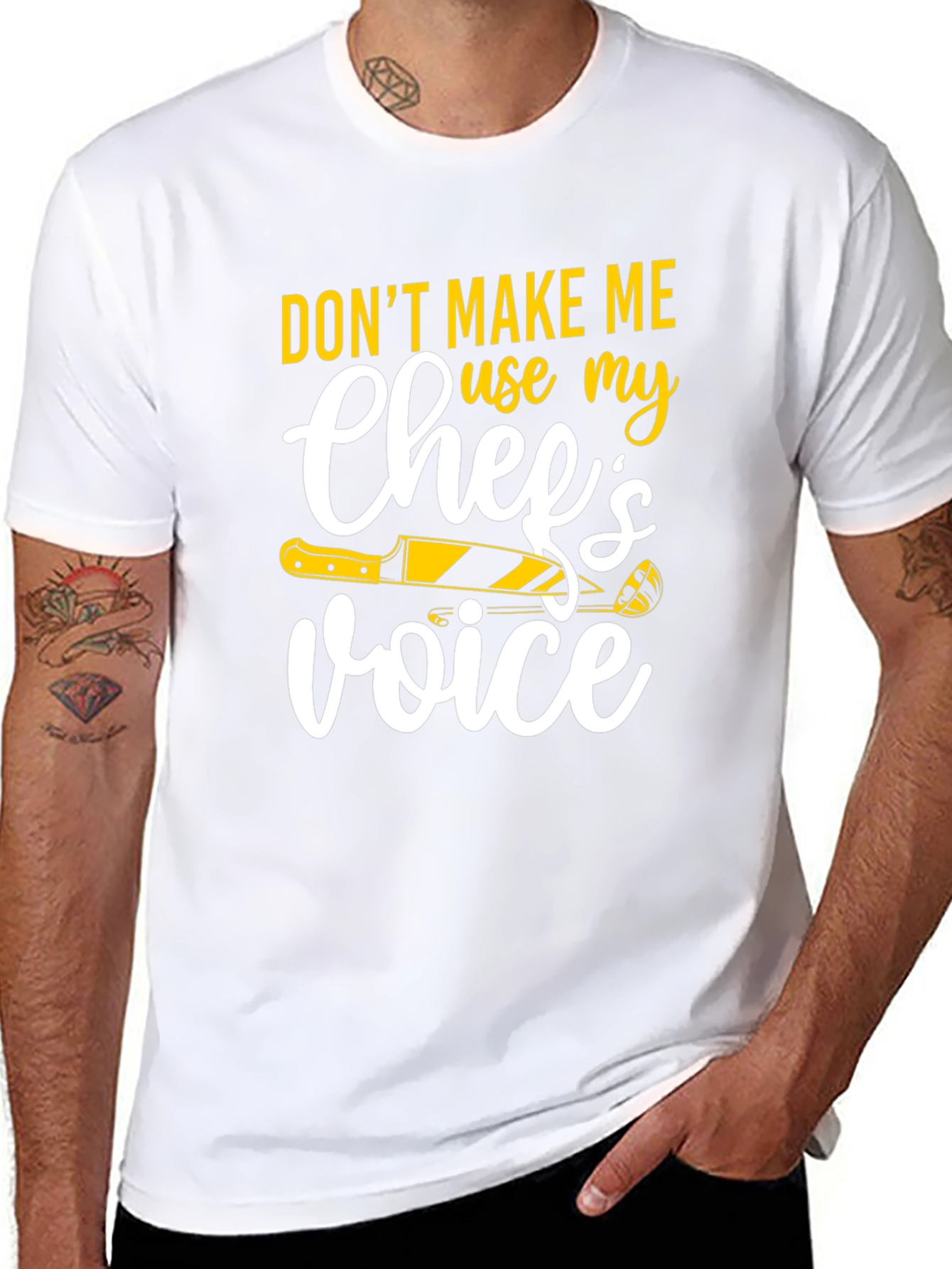Chefs Voice Graphic Tee - Funny Culinary T-Shirt