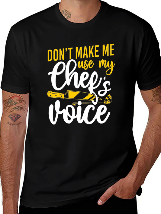 Chefs Voice Graphic Tee - Funny Culinary T-Shirt