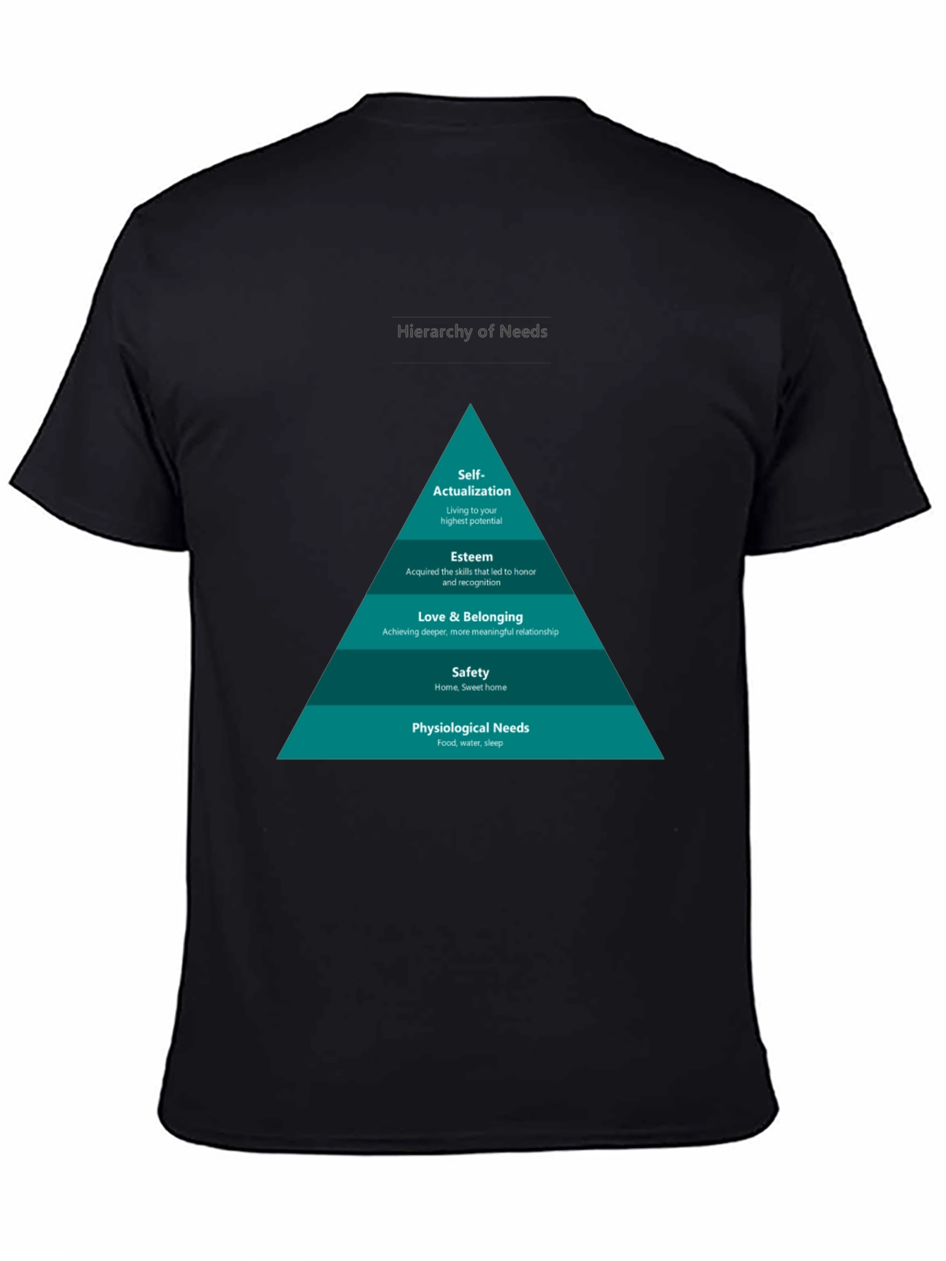 Hierarchy of Needs Graphic T-Shirt