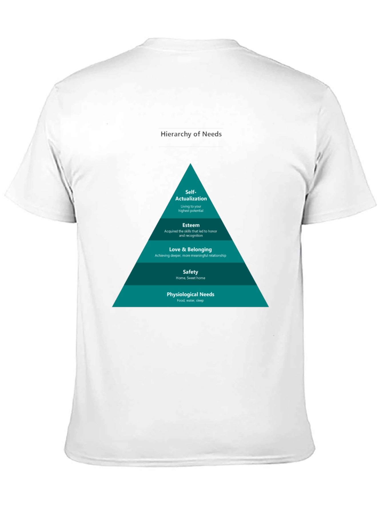Hierarchy of Needs Graphic T-Shirt