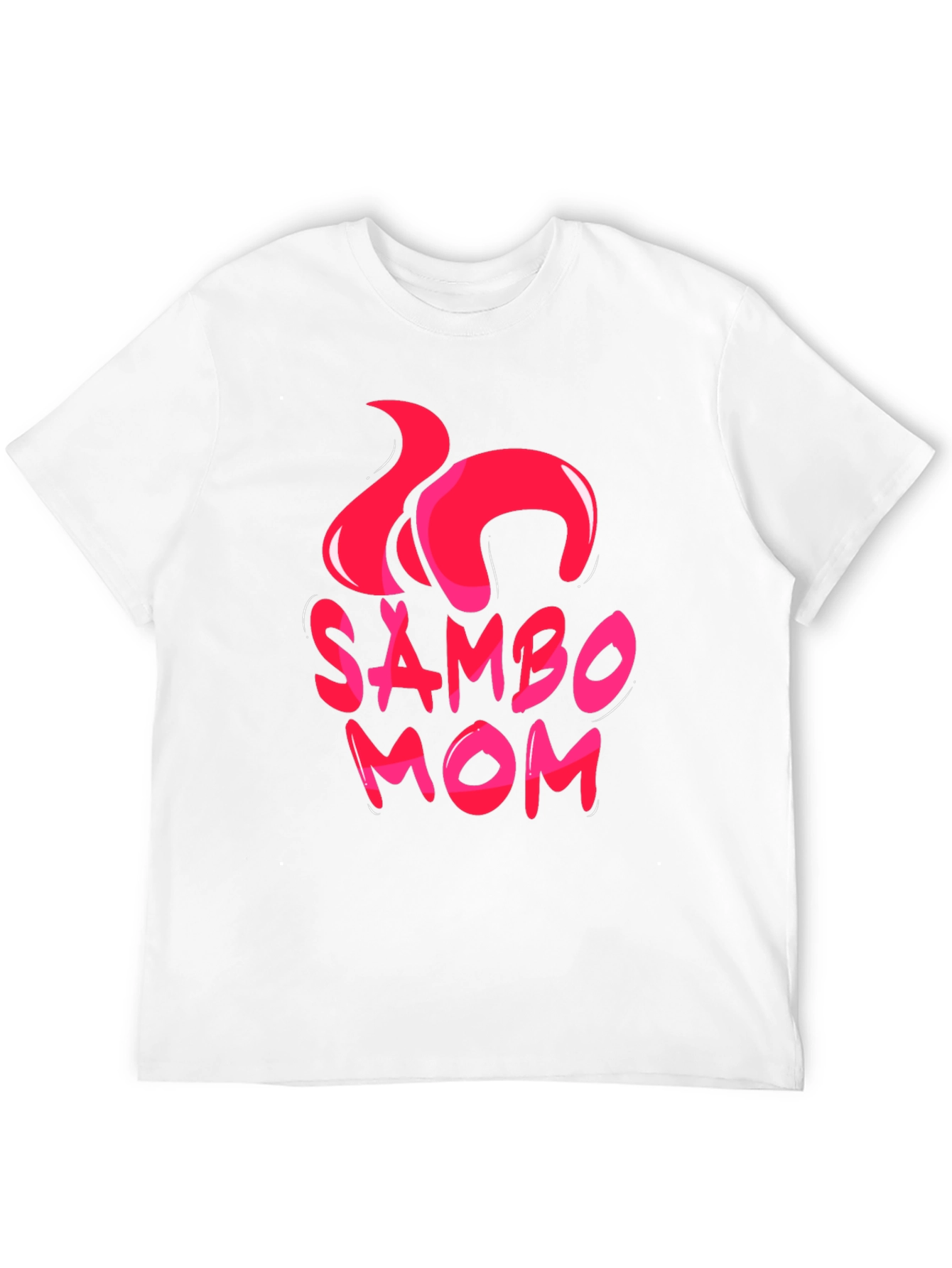 Sambo Mom Graphic T-Shirt - Black