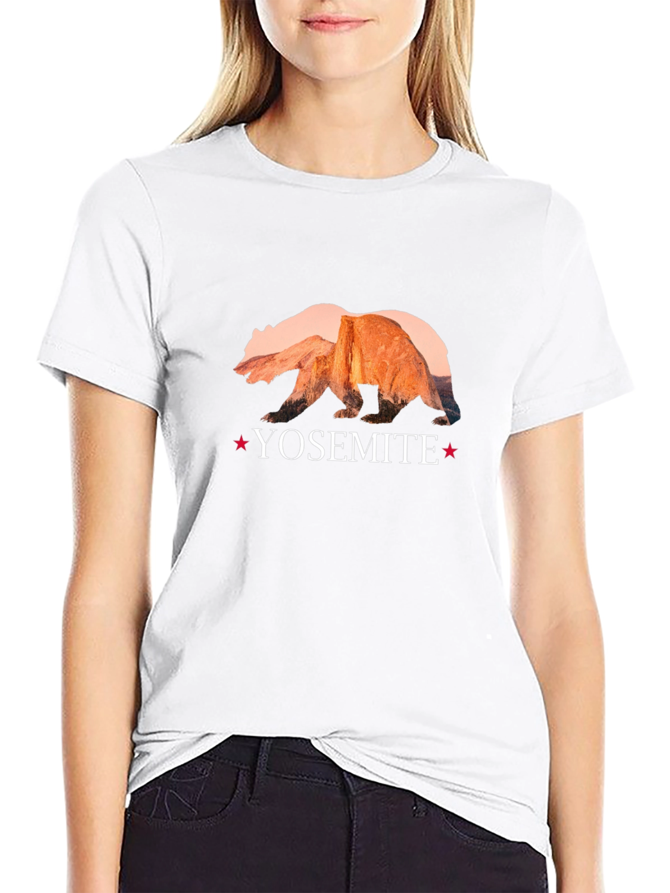 Yosemite Bear Graphic Tee - Nature Inspired Design