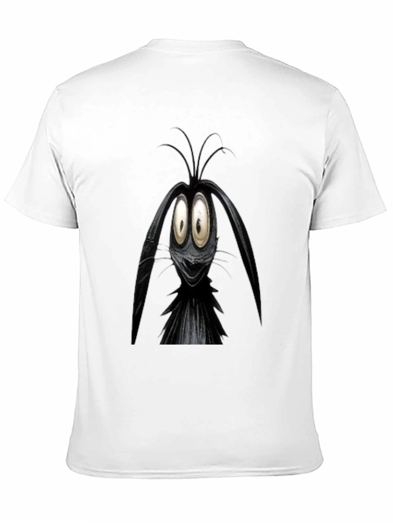 Cartoon Character Graphic Black T-Shirt