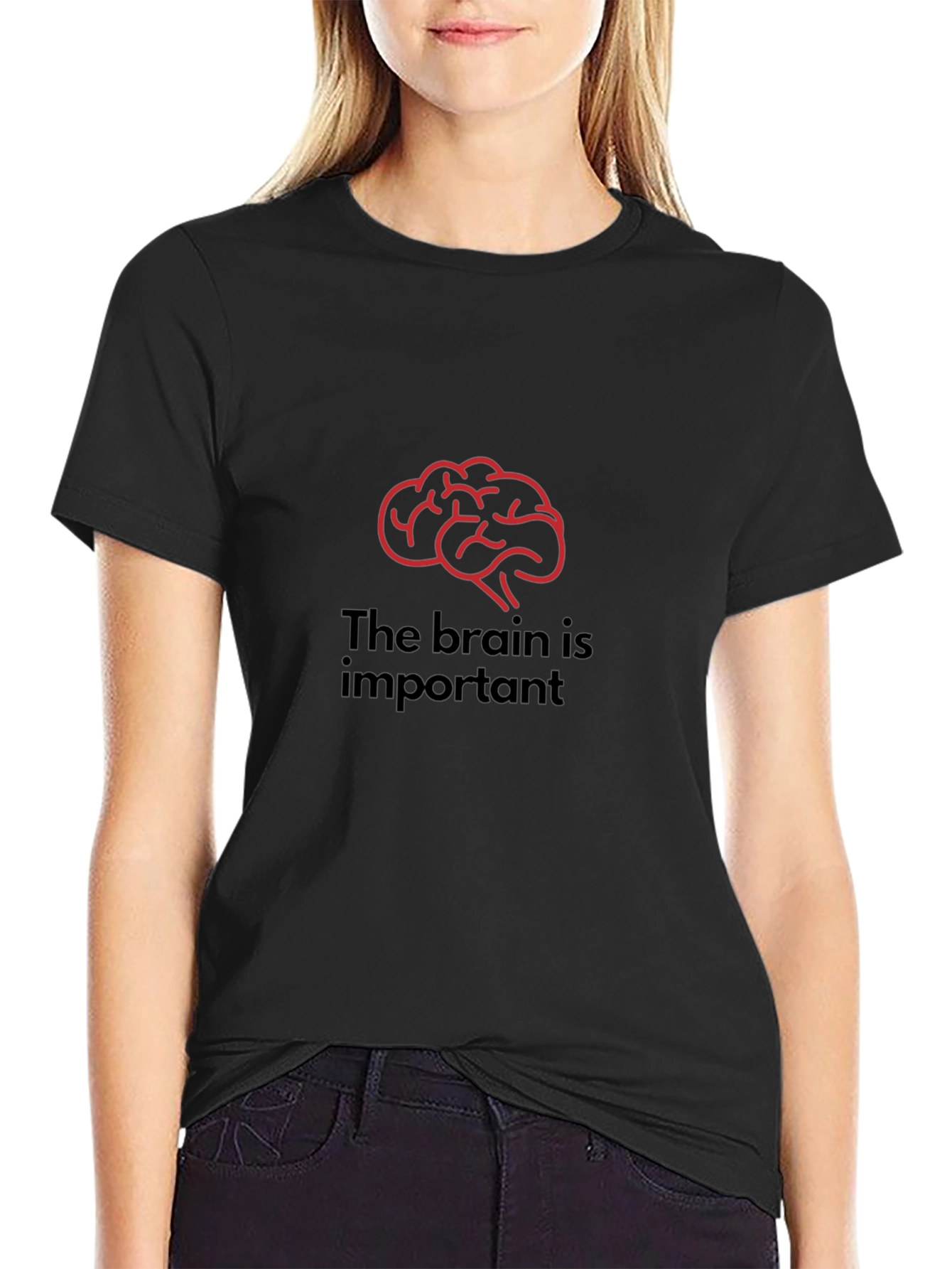 Brain is Important Graphic T-Shirt
