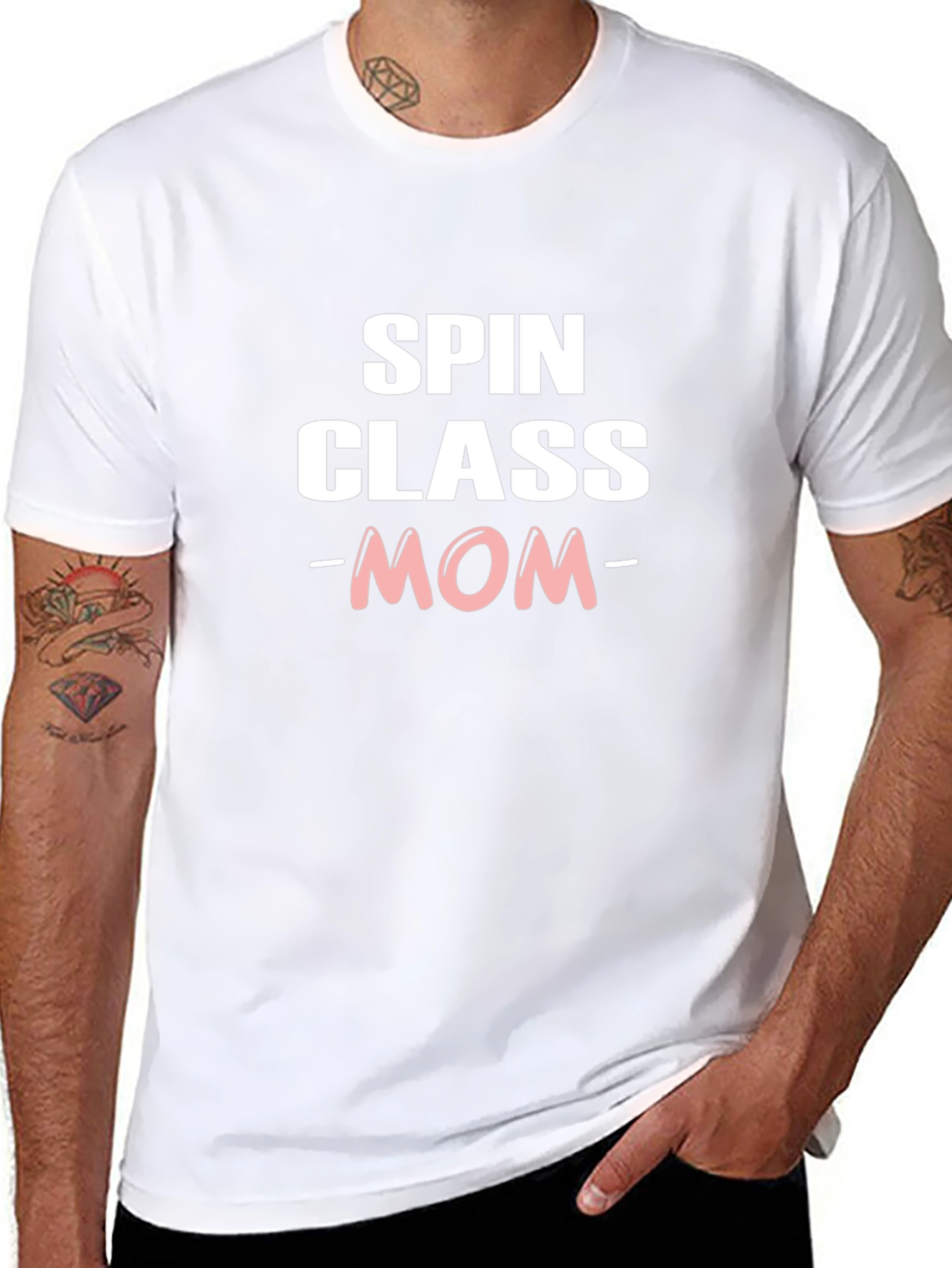 Spin Class Mom T-Shirt - Fitness Enthusiast Tee