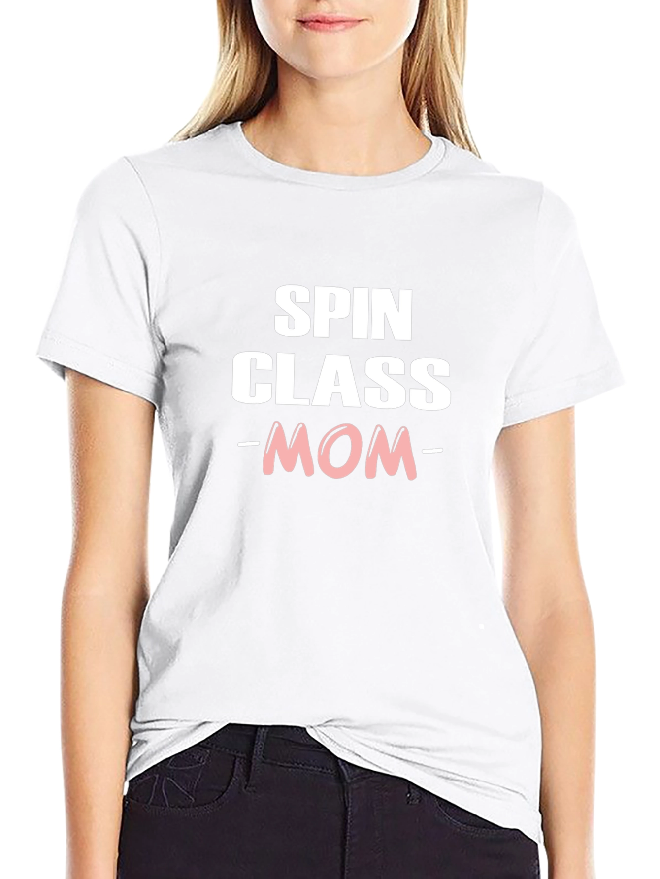 Spin Class Mom T-Shirt - Fitness Enthusiast Tee