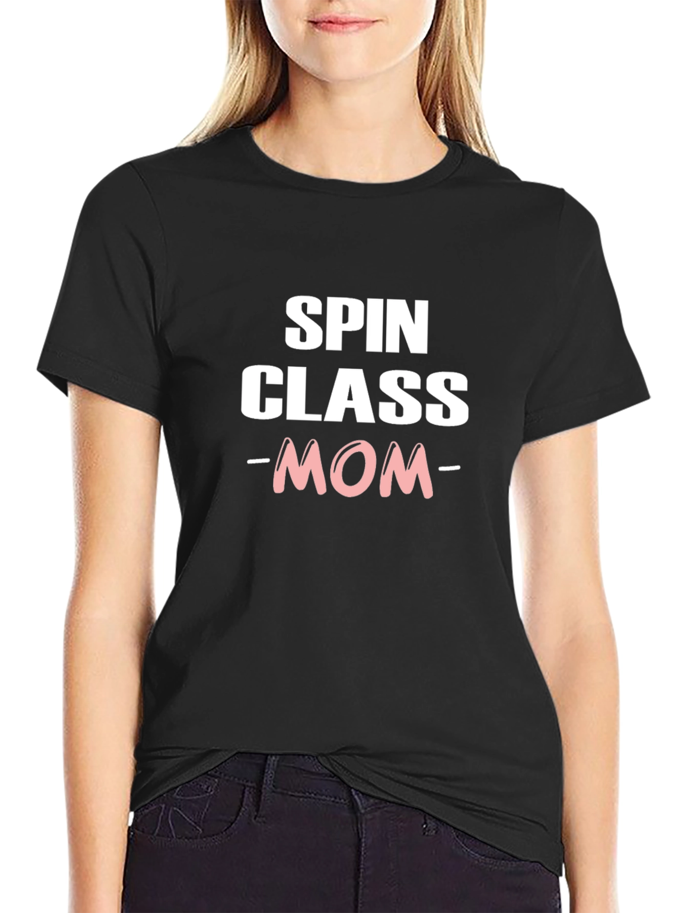 Spin Class Mom T-Shirt - Fitness Enthusiast Tee