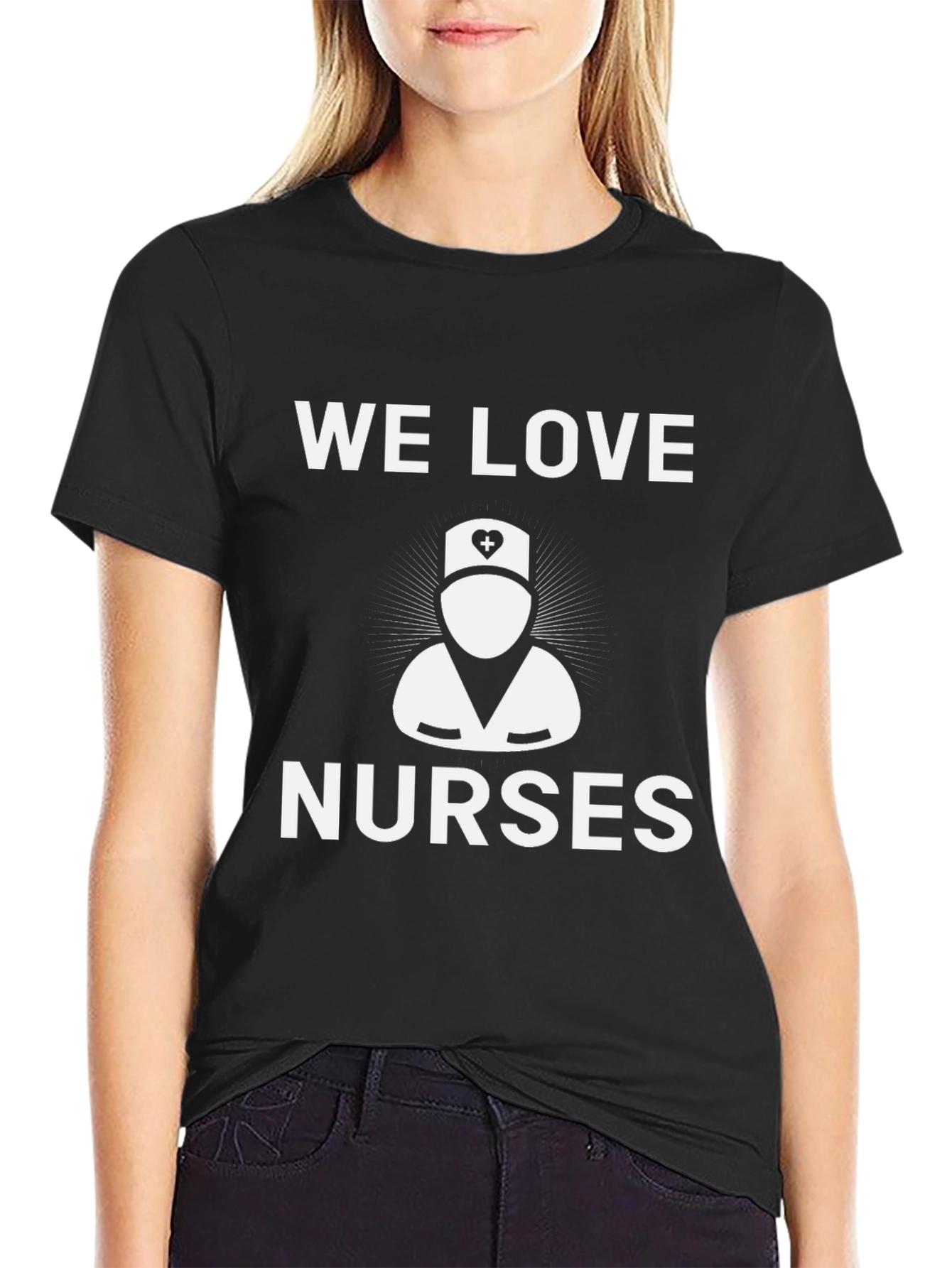 We Love Nurses Graphic T-Shirt