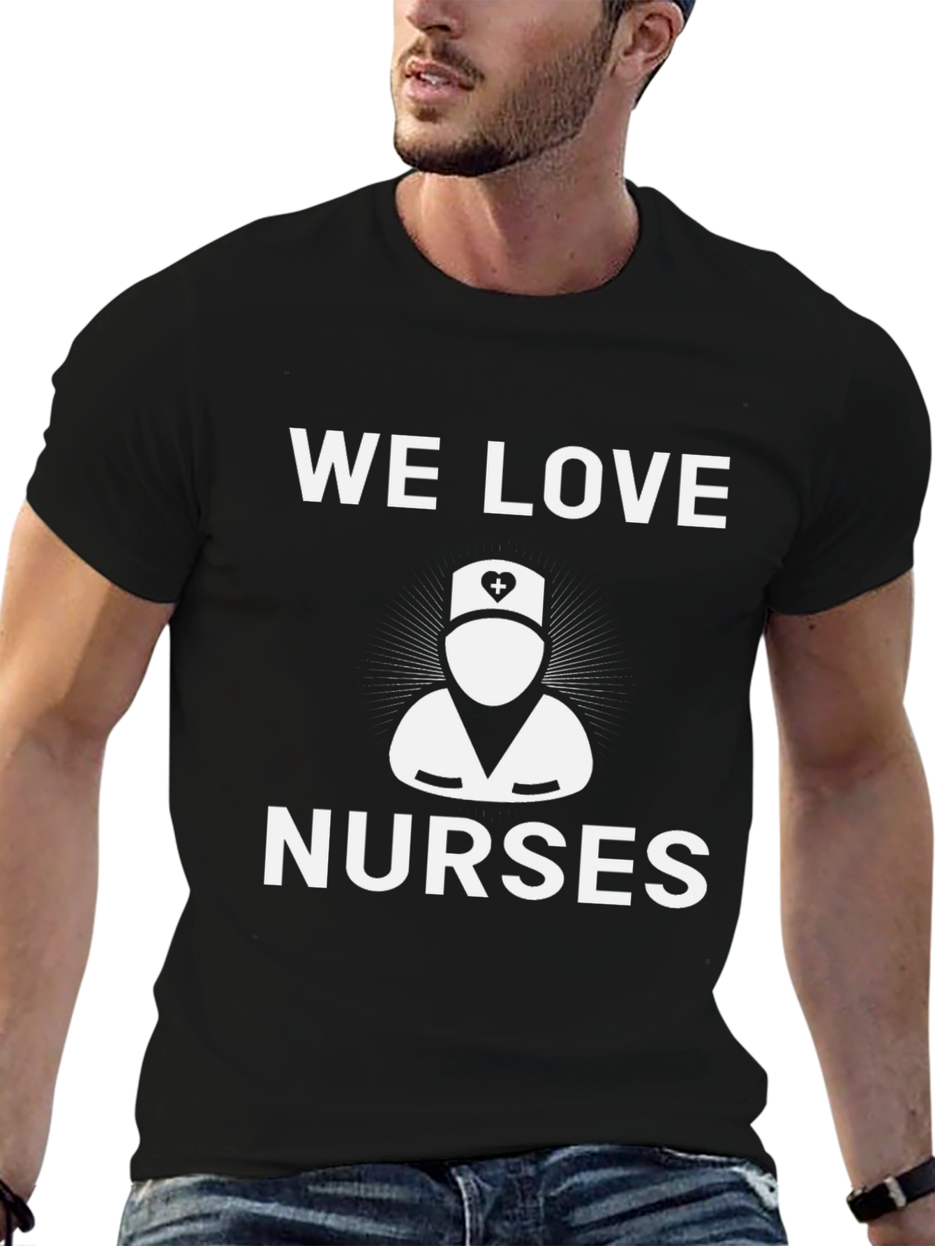 We Love Nurses Graphic T-Shirt