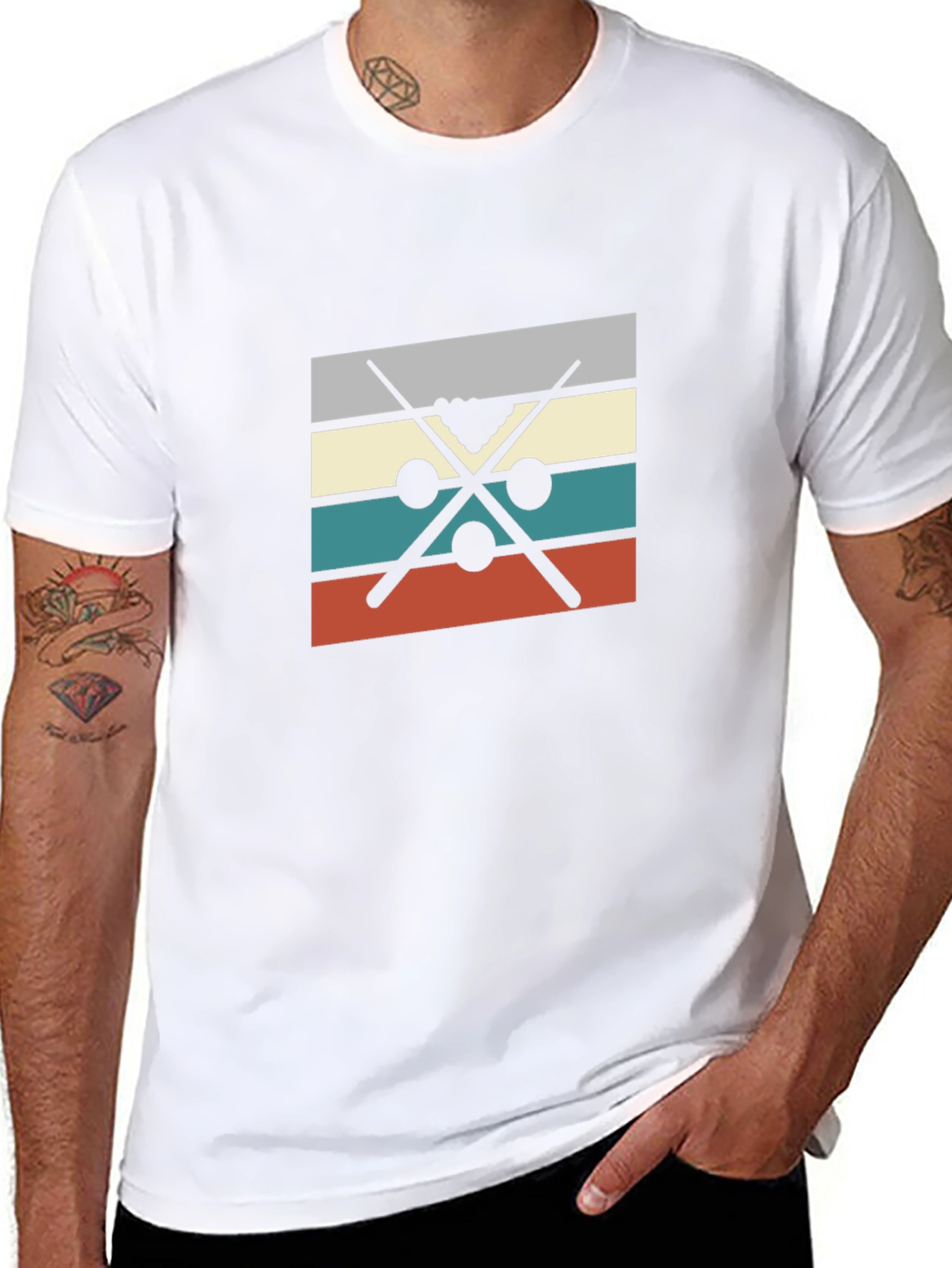 Retro Billiards T-Shirt - Pool Player Style