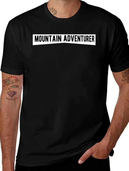 Mountain Adventurer Black Graphic Tee